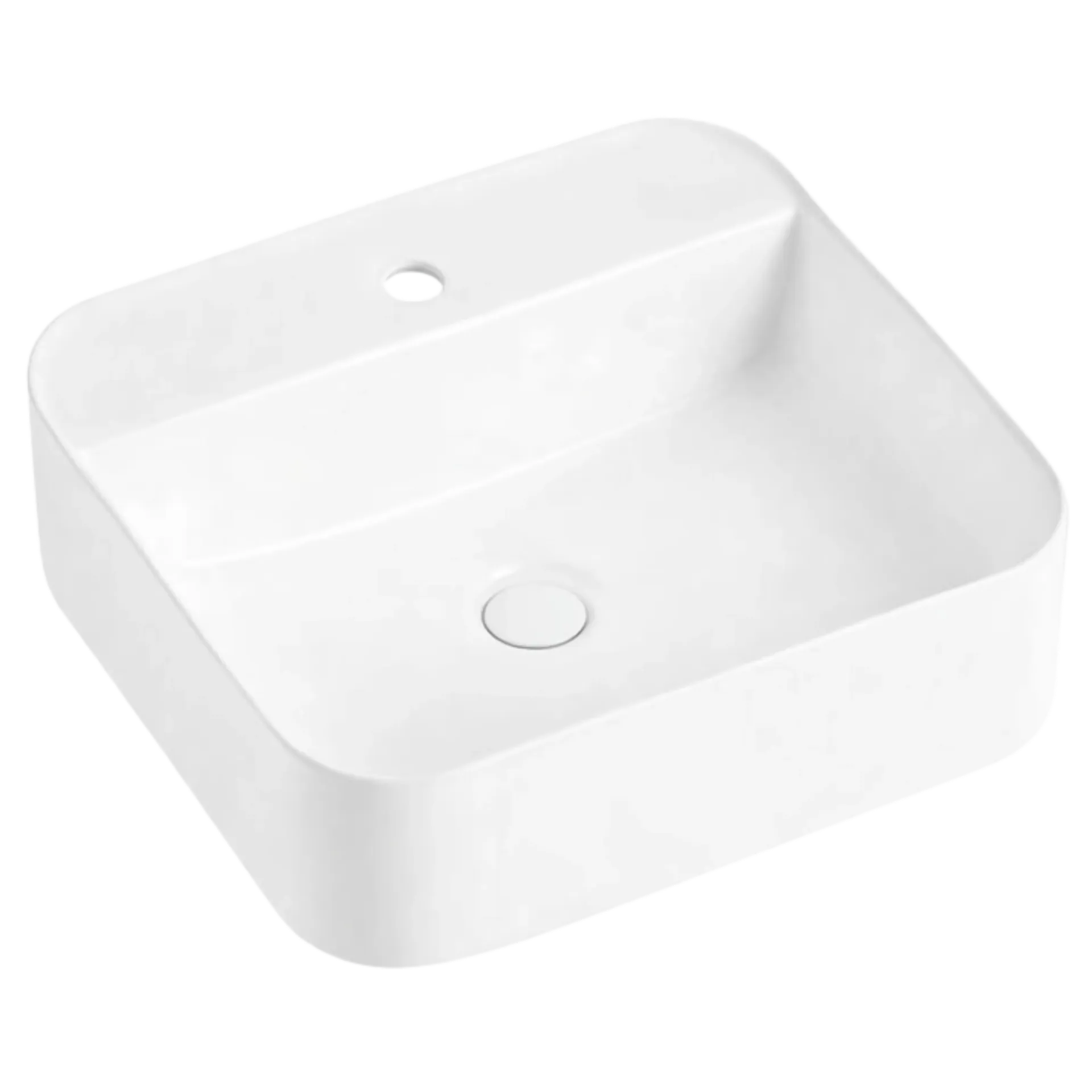 LAVAMANOS CUADRADO 39CM BLANCO UNIQUE