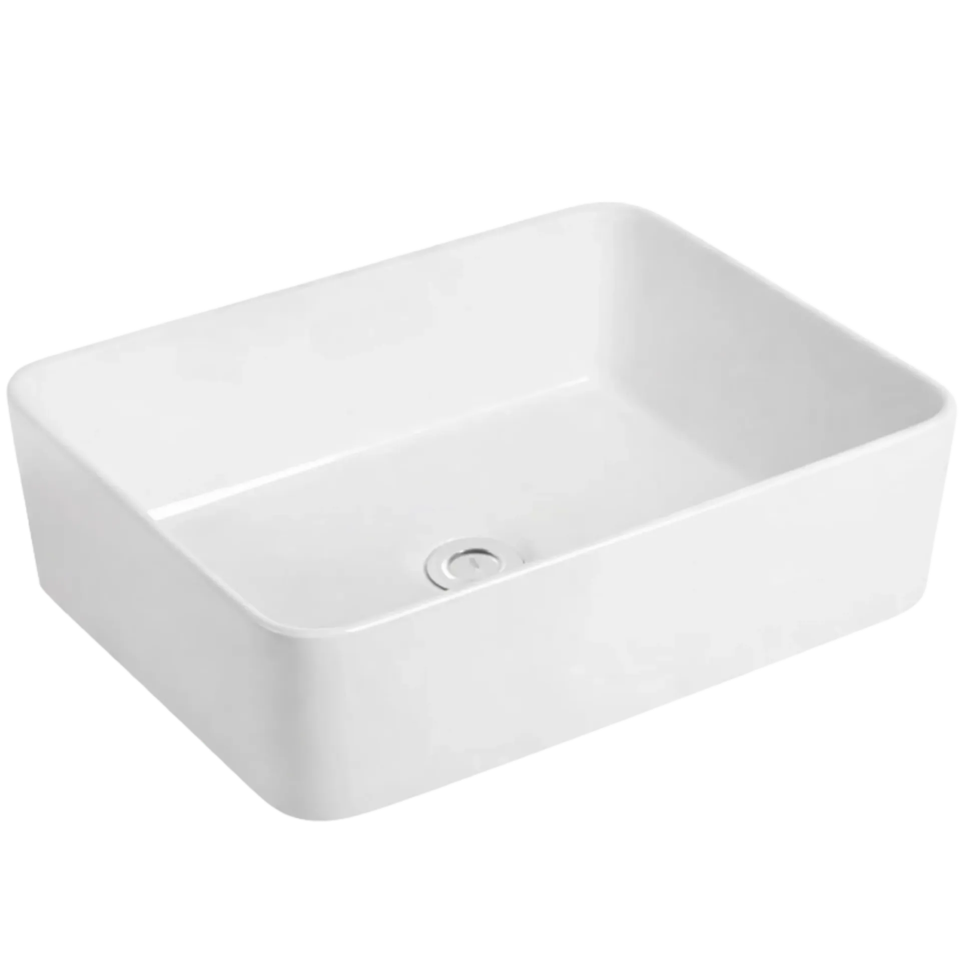 LAVAMANOS RECTANGULAR 48CM BLANCO UNIQUE