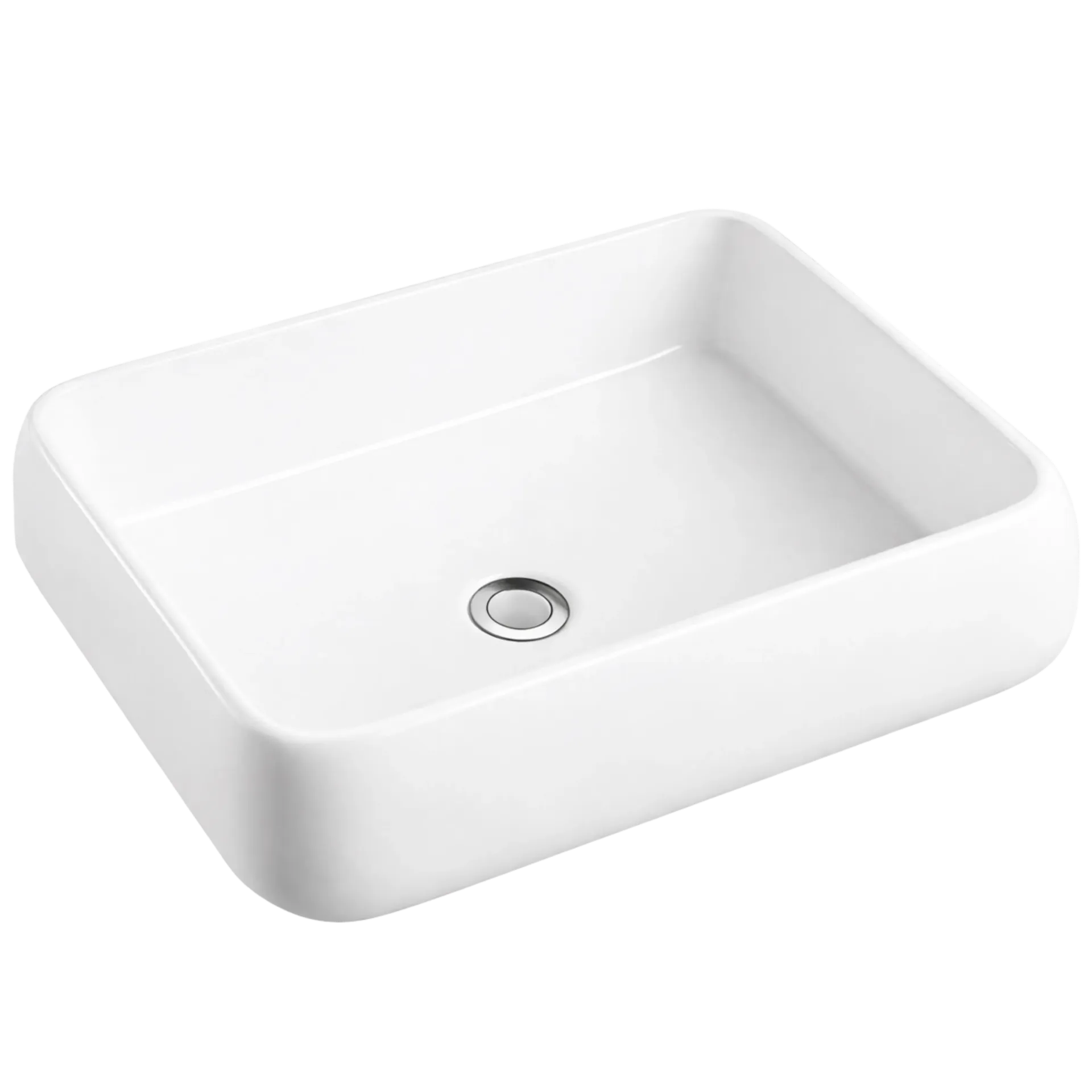 LAVAMANOS RECTANGULAR 48CM BLANCO UNIQUE