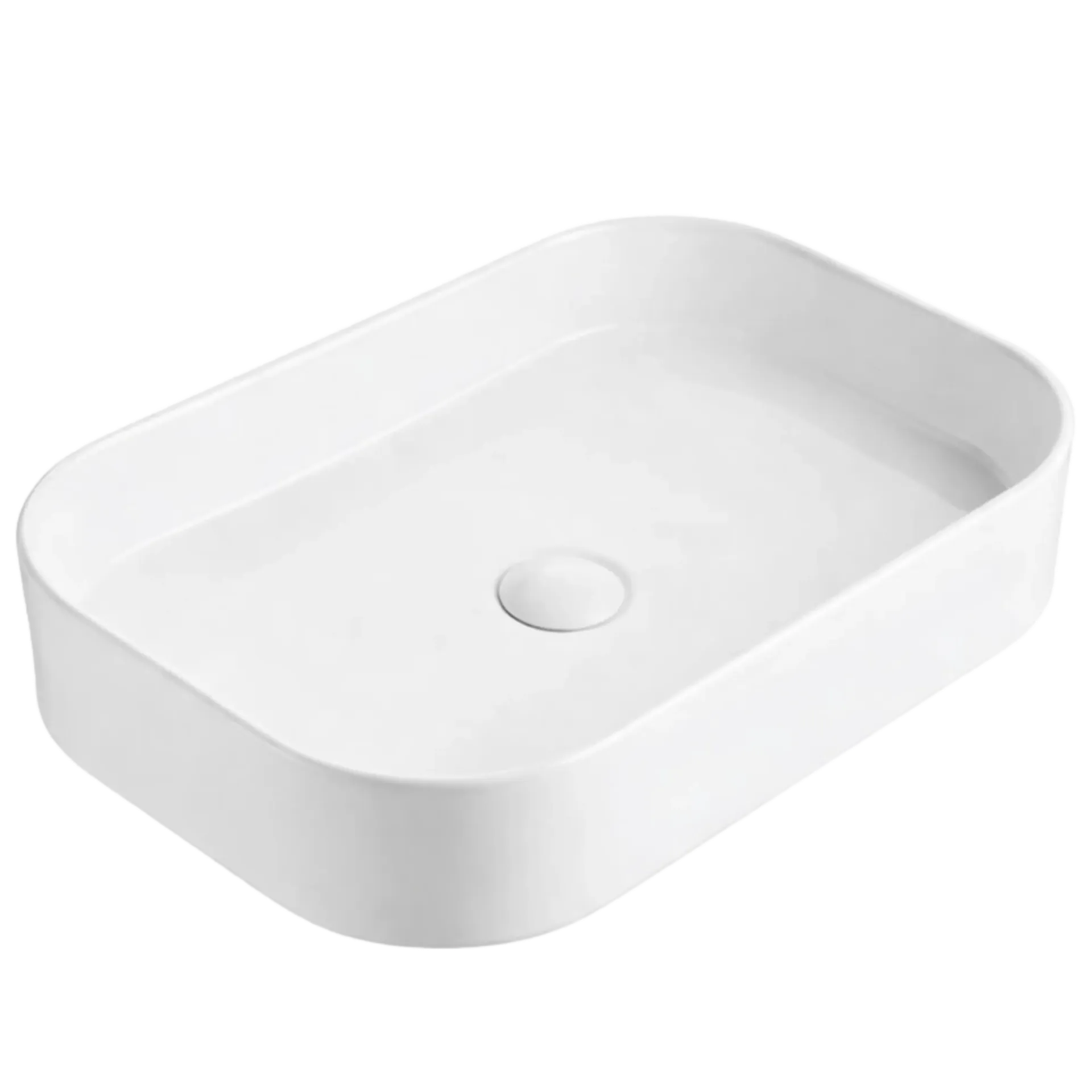 LAVAMANOS RECTANGULAR 55CM BLANCO UNIQUE