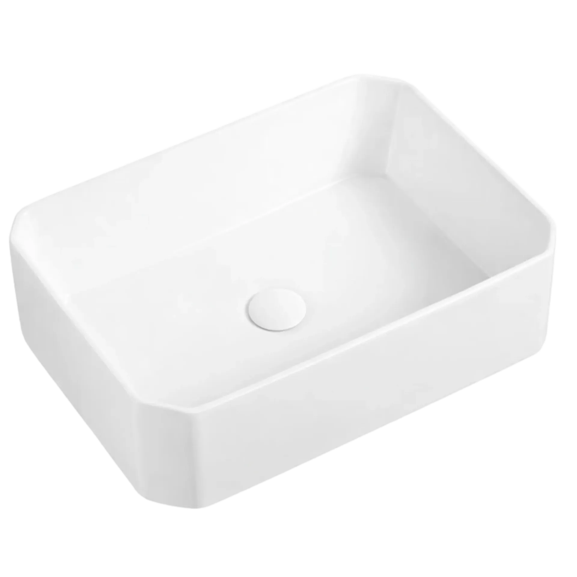 LAVAMANOS RECTANGULAR 50CM BLANCO UNIQUE