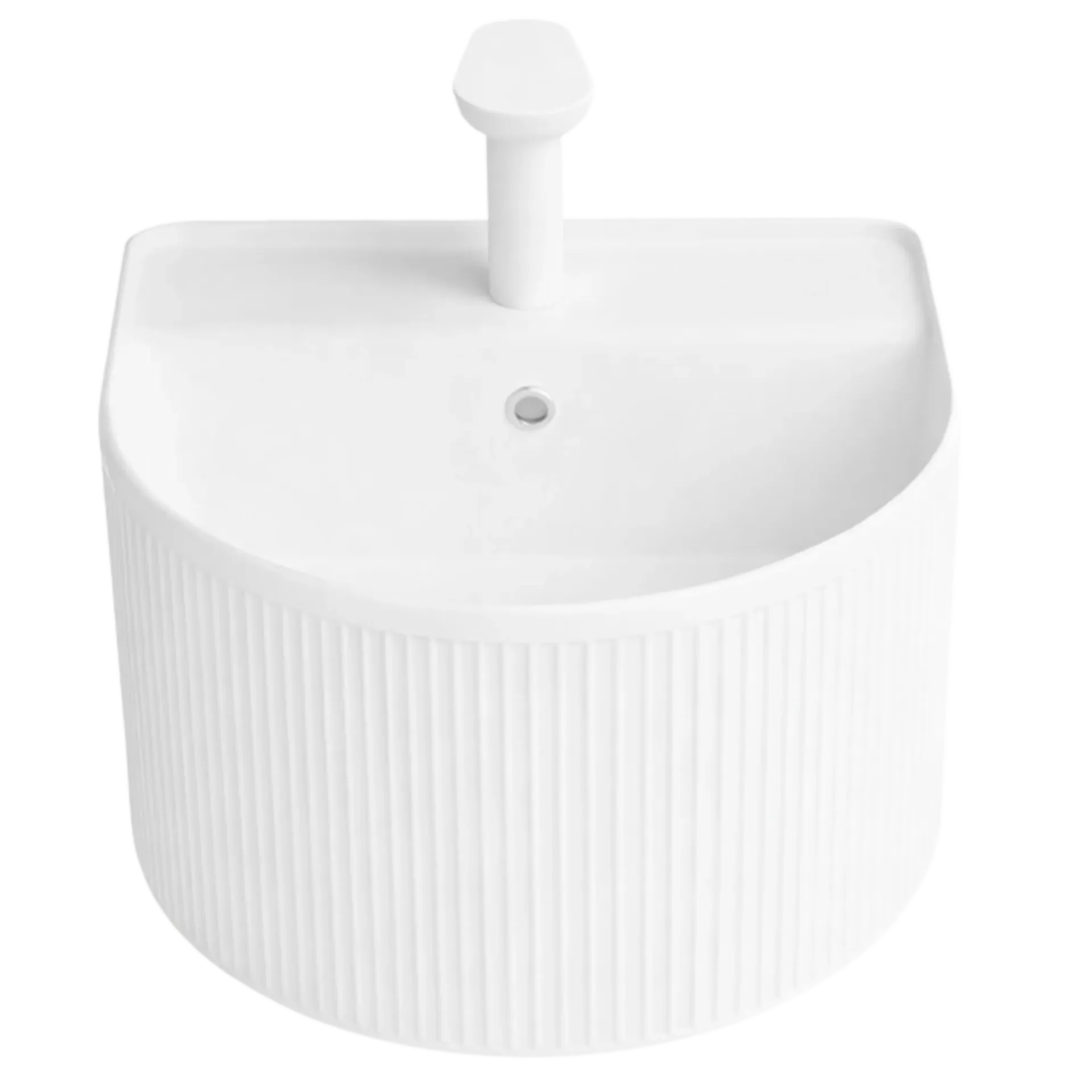 LAVAMANOS AEREO SEMIOVALADO BLANCO UNIQUE