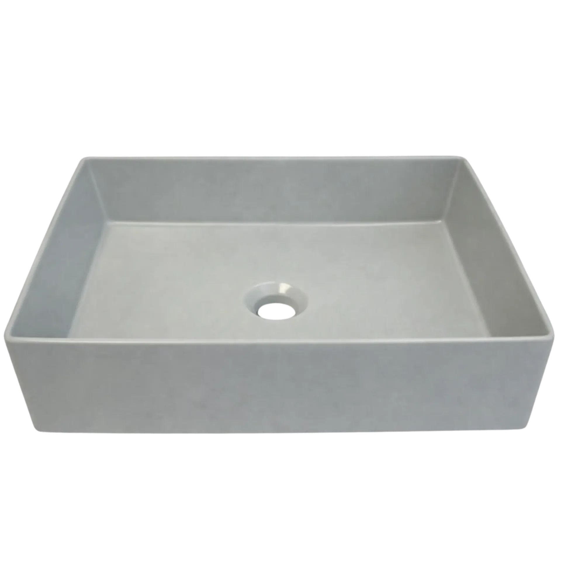 LAVAMANOS RECTANGULAR 47.5CM GRIS CLARO UNIQUE