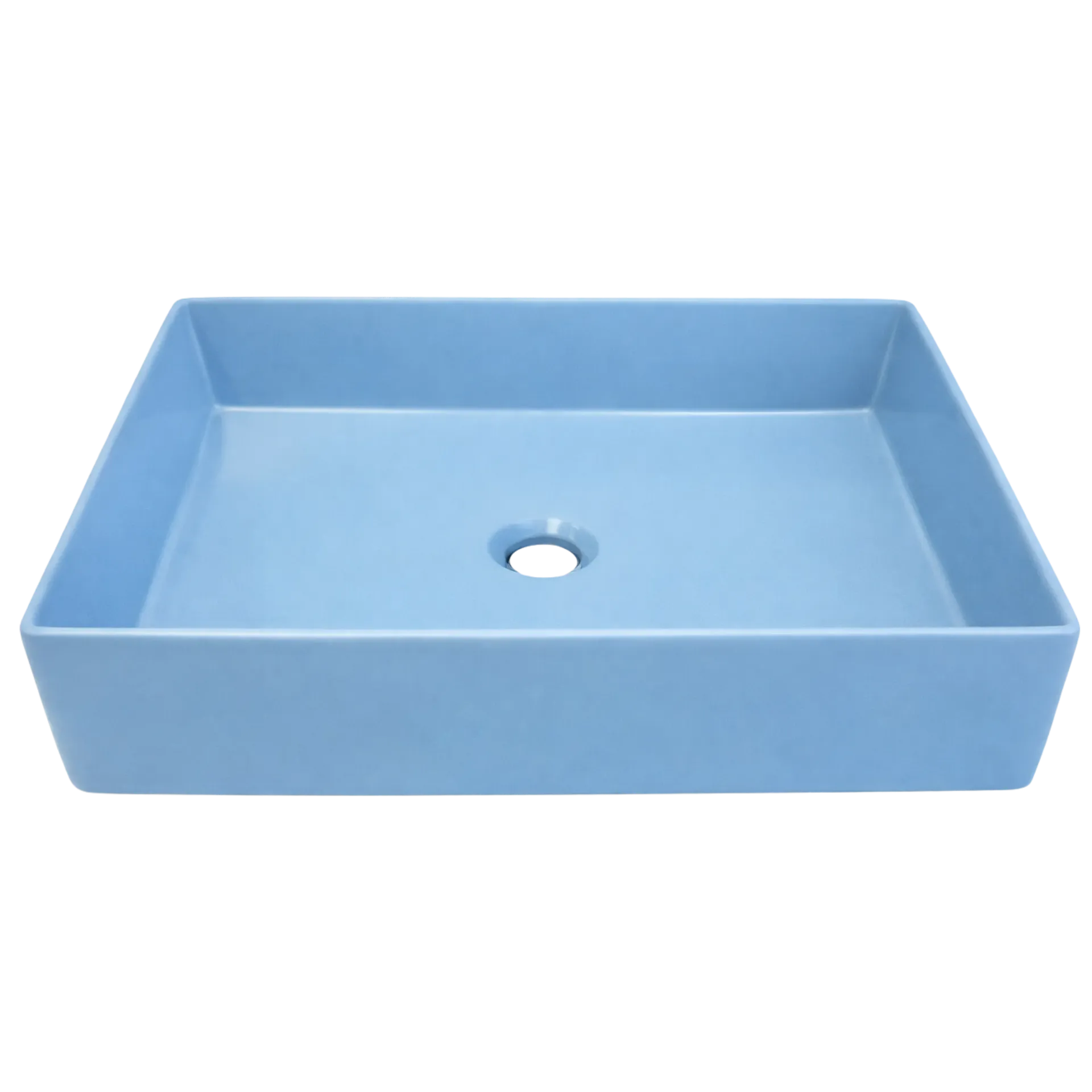 LAVAMANOS RECTANGULAR 47.5CM AZUL CLARO UNIQUE