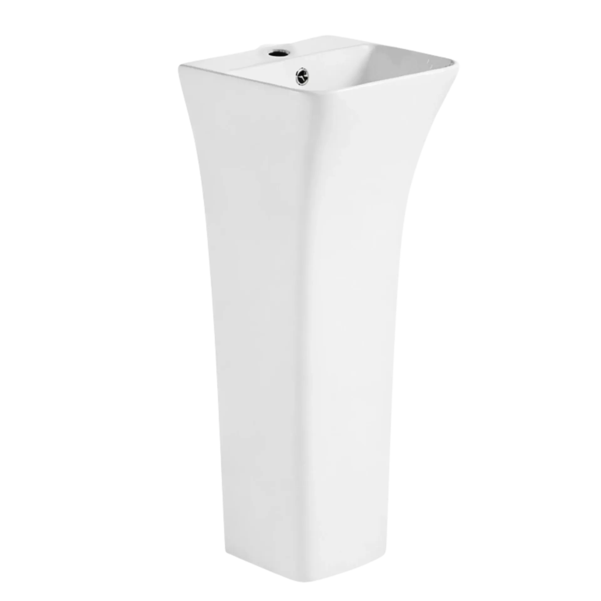 LAVAMANOS DE PISO 34CM BLANCO UNIQUE