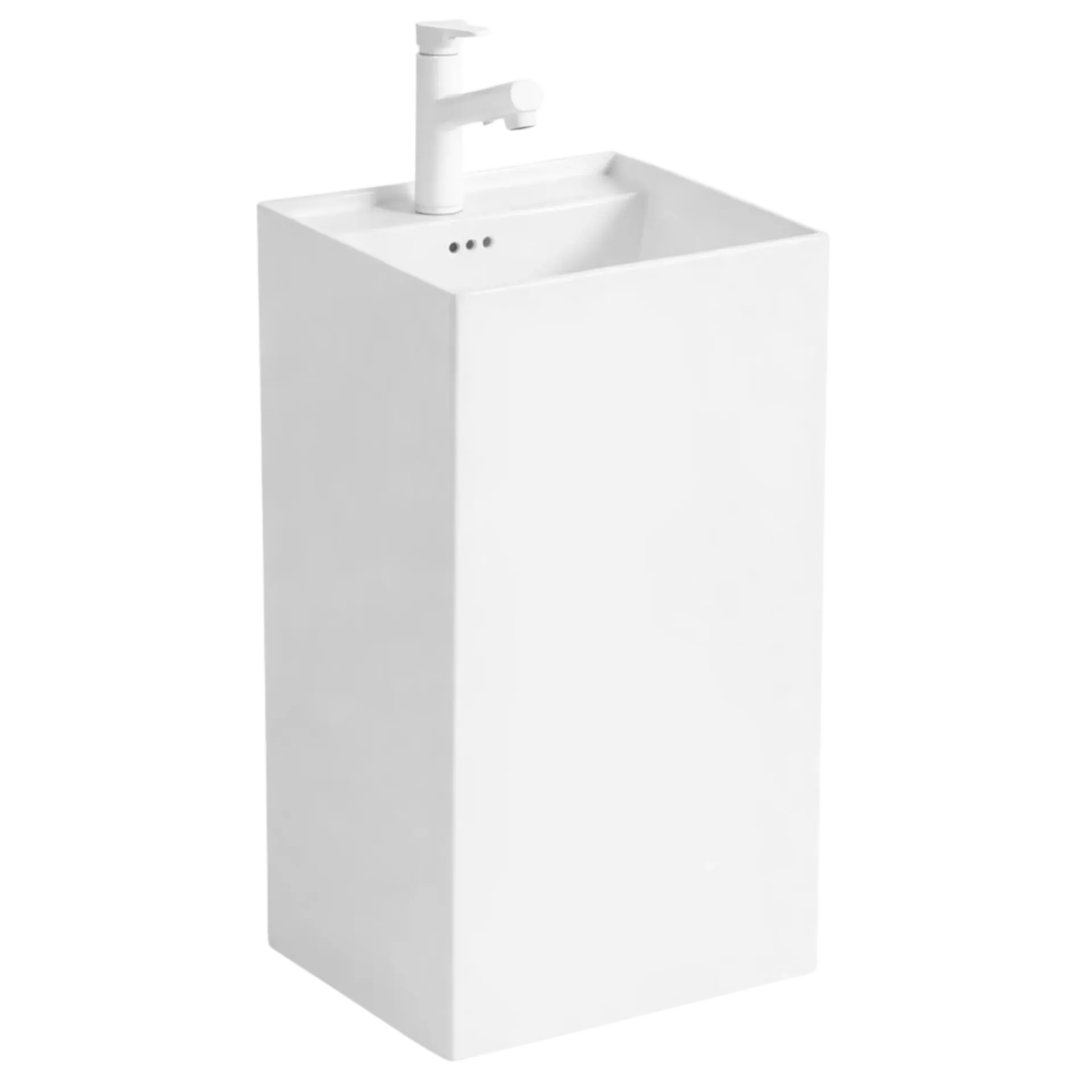 LAVAMANOS DE PISO 40CM BLANCO UNIQUE