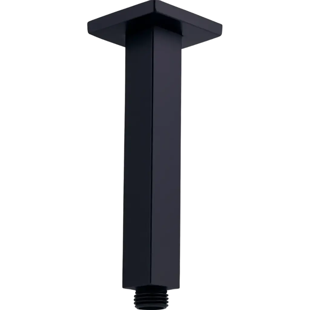 BRAZO DE DUCHA DE TECHO ATENAS NEGRO MATE EUROPA