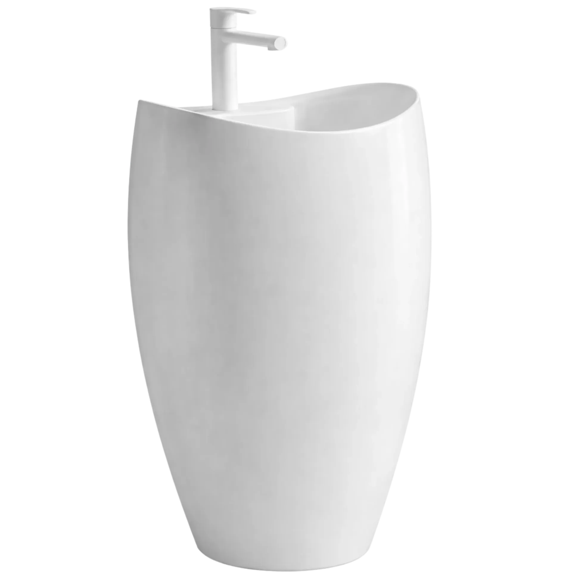 LAVAMANOS DE PISO 58CM BLANCO UNIQUE