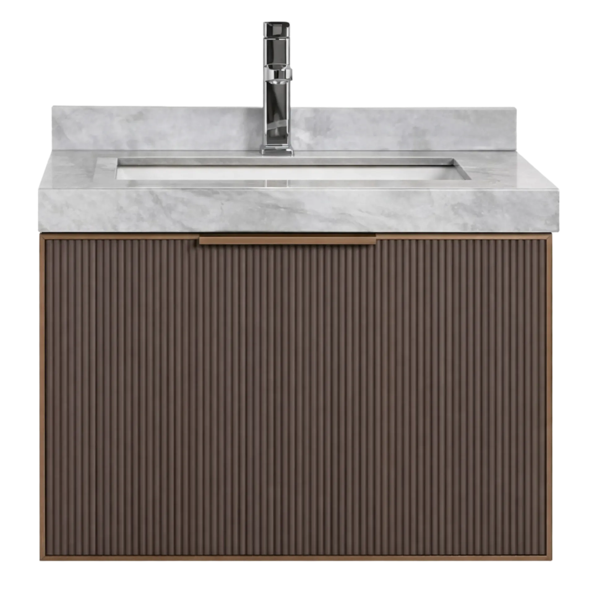 [MUE-37] MUEBLE DE BAÑO 60CM GRIS UNIQUE