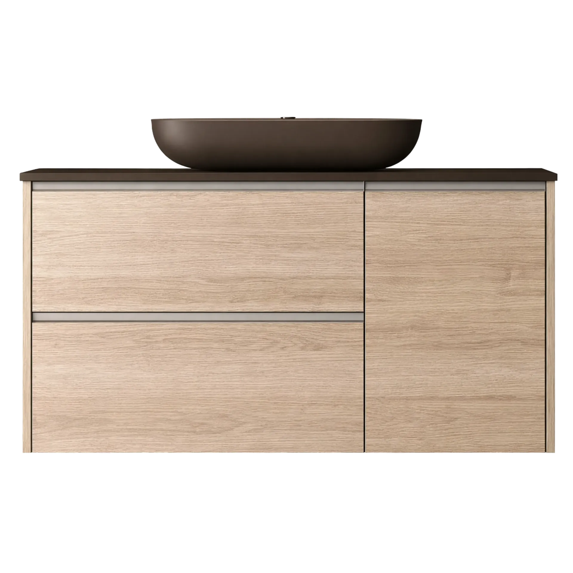 MUEBLE DE BAÑO 80CM ROBLE BLANCO AMERICANO UNIQUE