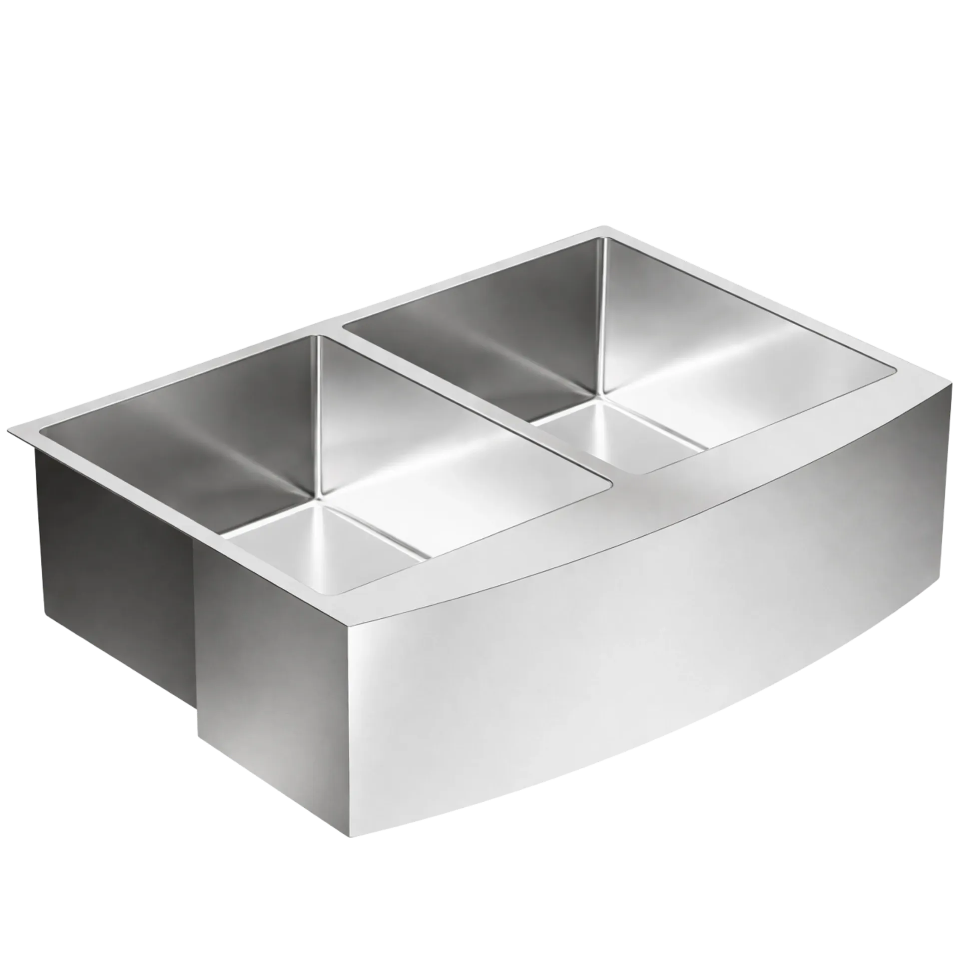 [FRE-650] FREGADERO TIPO GRANJA DOBLE TINA 76CM SATINADO UNIQUE