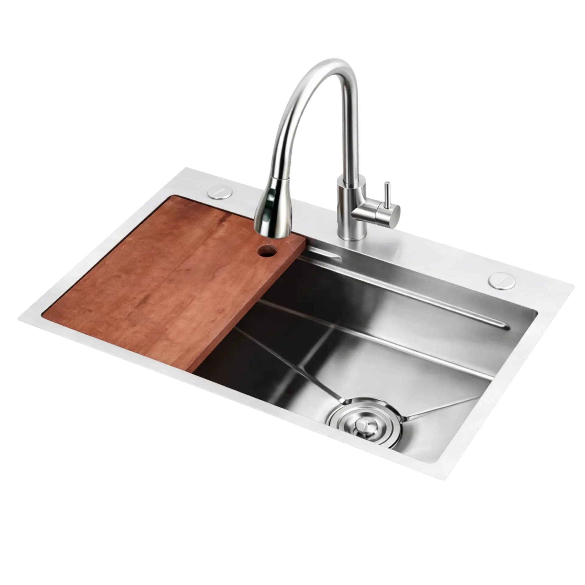 [FRE-1002] FREGADERO DE UNA TINA 76CM SATINADO UNIQUE