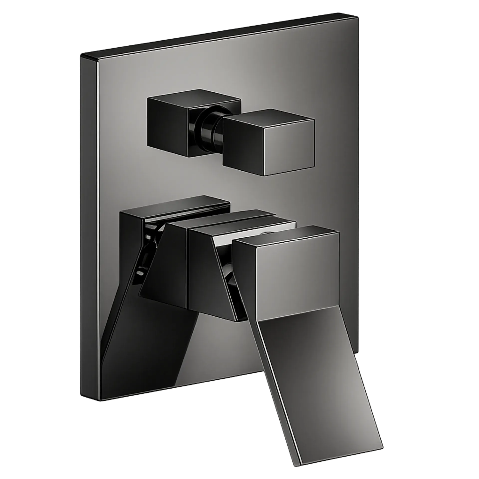 MONOMANDO DE DUCHA LYON 2 FUNCIONES GUN METAL EUROPA