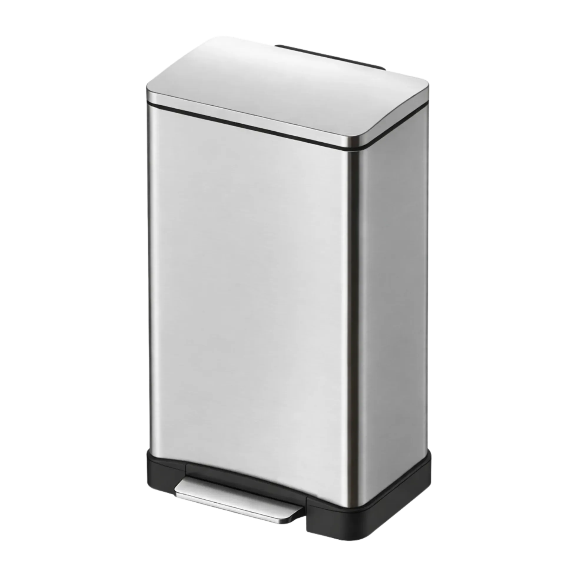 PAPELERA RECTANGULAR 20L SATINADO TRR