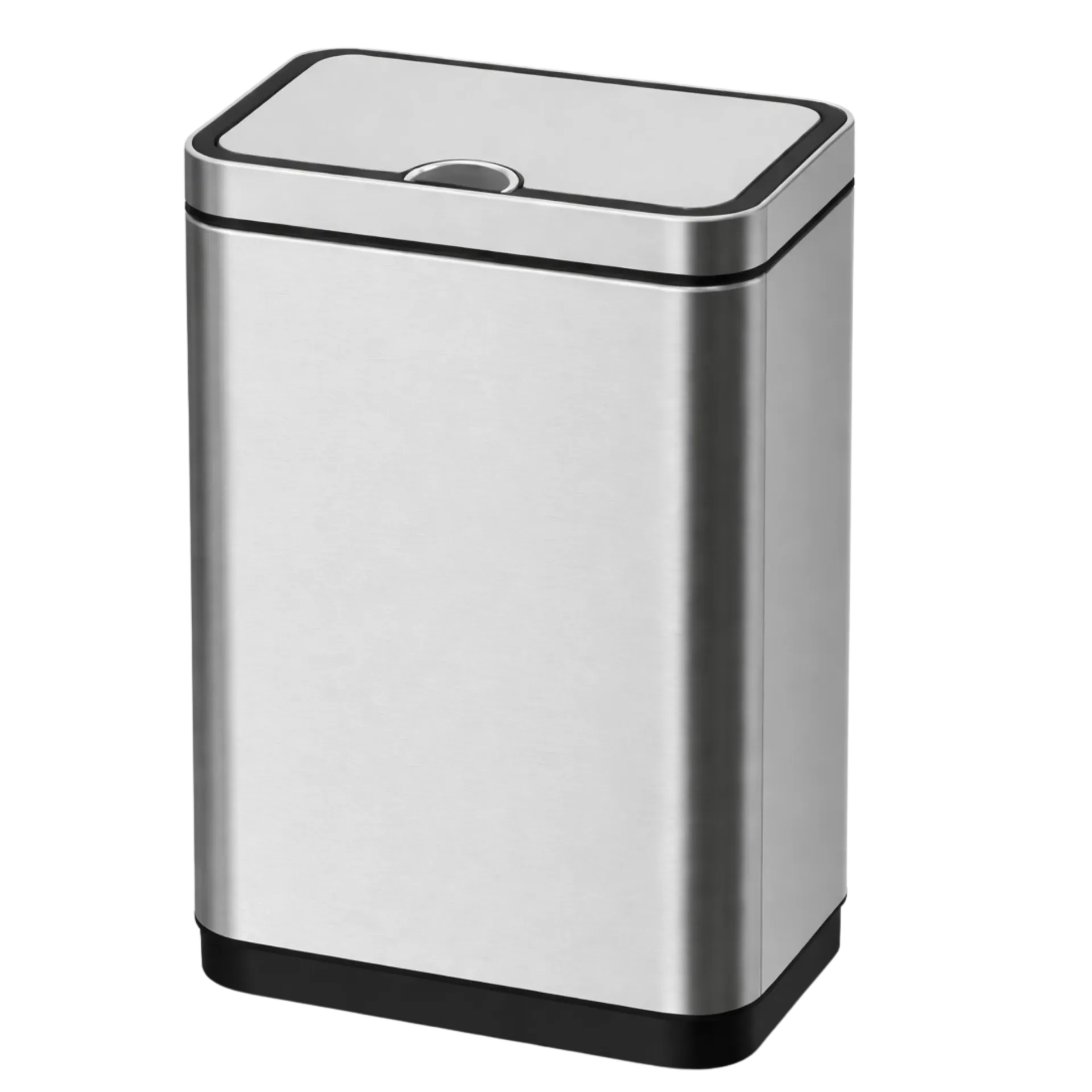 [4001020] PAPELERA RECTANGULAR CON SENSOR 20L SATINADO TRR