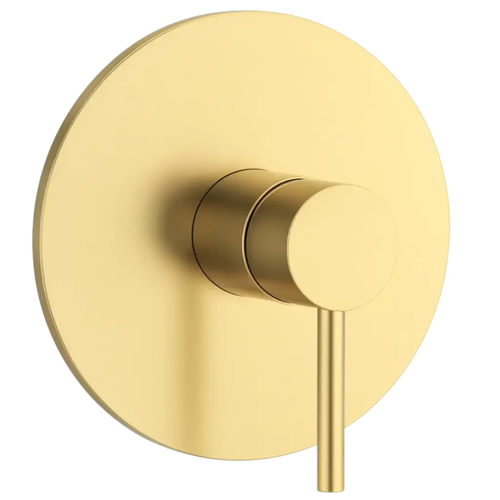 [GRUDU-032] MONOMANDO DE DUCHA TOLEDO DORADO MATE EUROPA