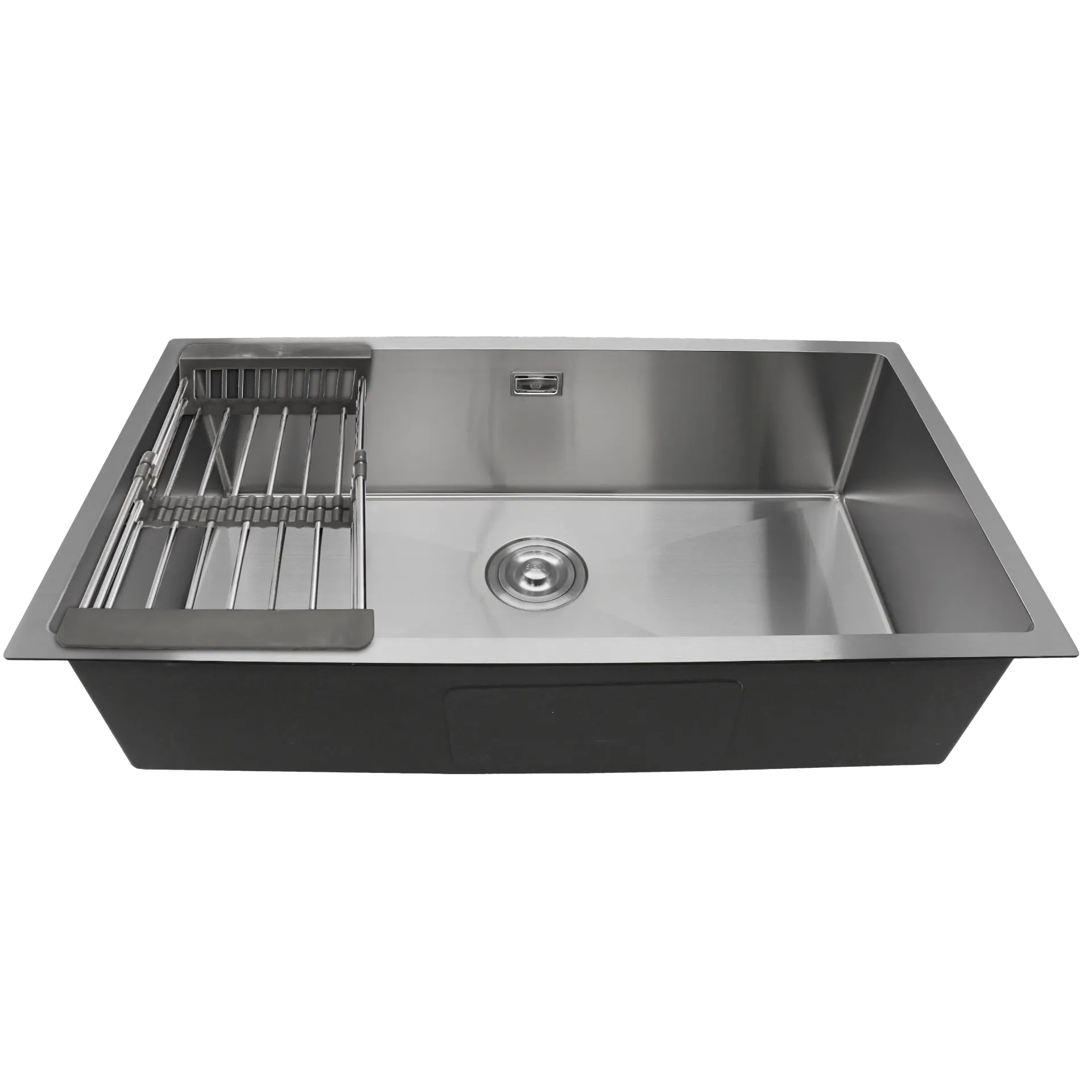 [MET-910] FREGADERO DE UNA TINA 82CM SATINADO MA