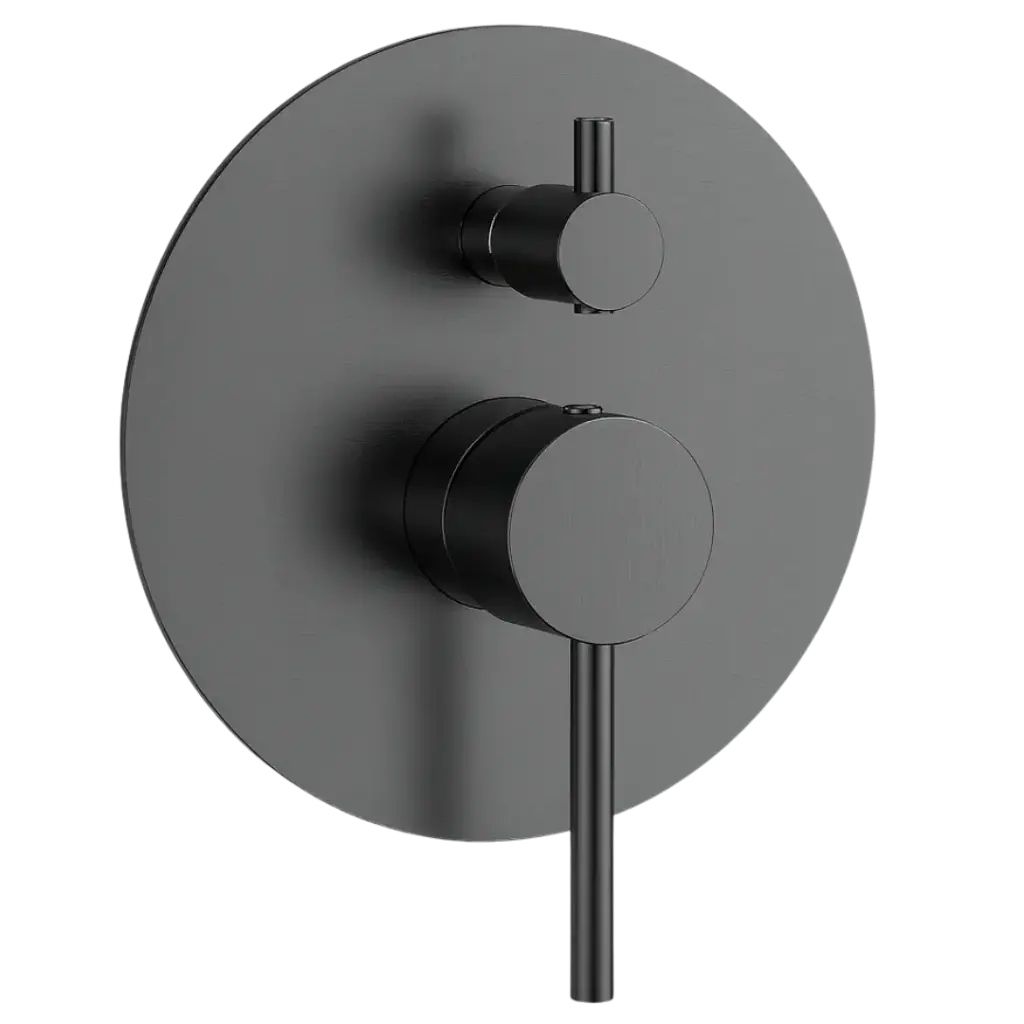 [GRUDU-029] MONOMANDO DE DUCHA TOLEDO 2 FUNCIONES GUN METAL EUROPA