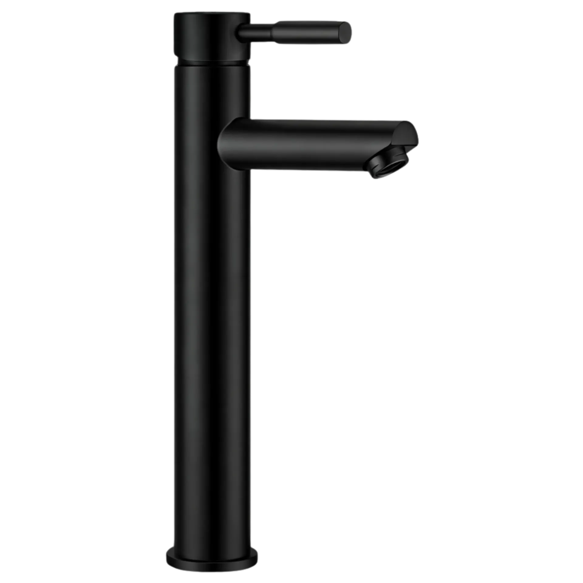 [RIV-415N] GRIFERIA DE LAVAMANOS ALTA GOLA NEGRO MATE RIVER