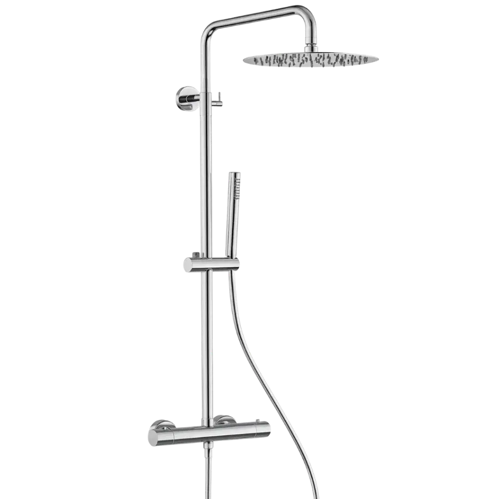[DUC-001] COLUMNA DE DUCHA TERMOSTATICA CROMADO EUROPA