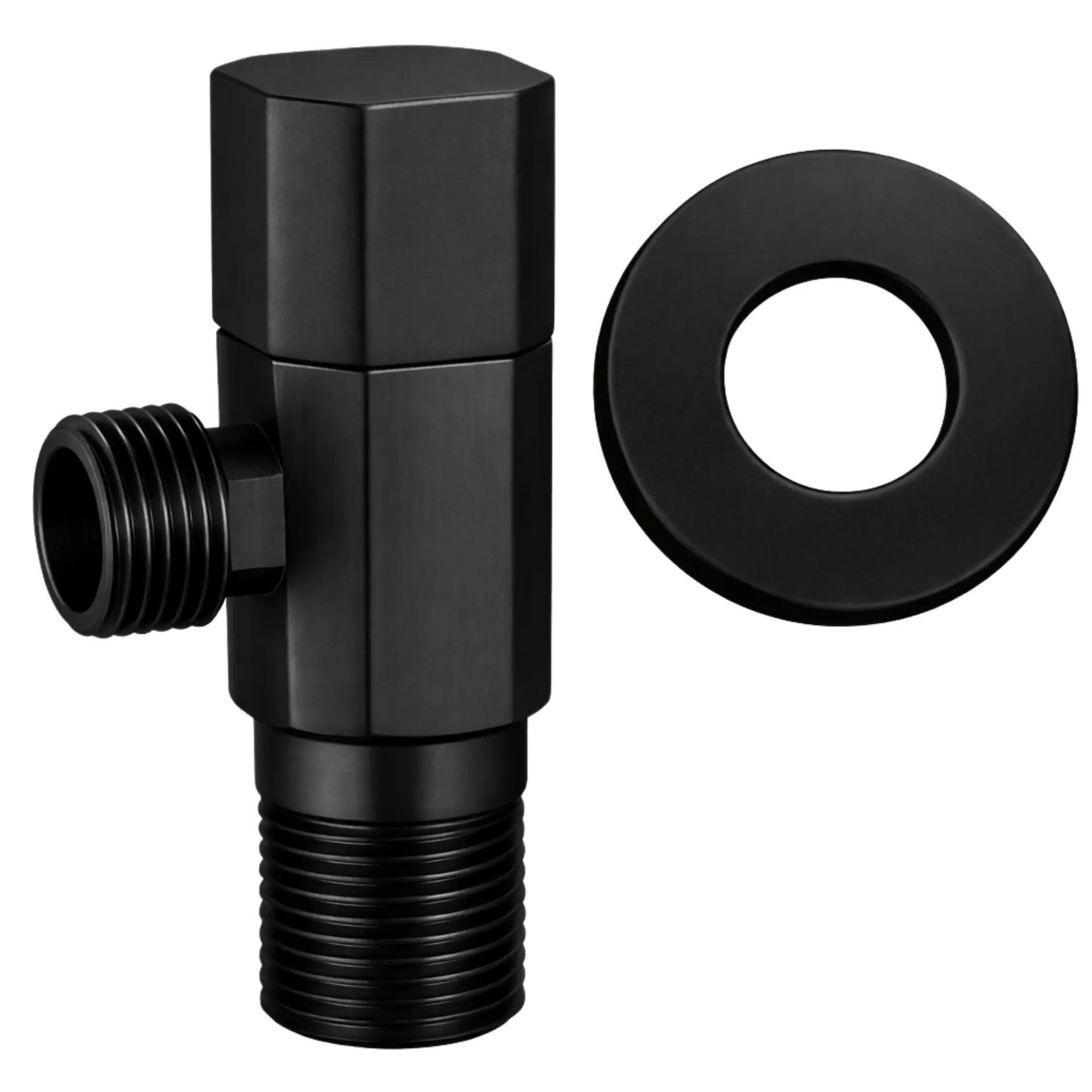 [RIV-902N] LLAVE DE ARRESTO DE LUJO RIVER (Negro Mate)