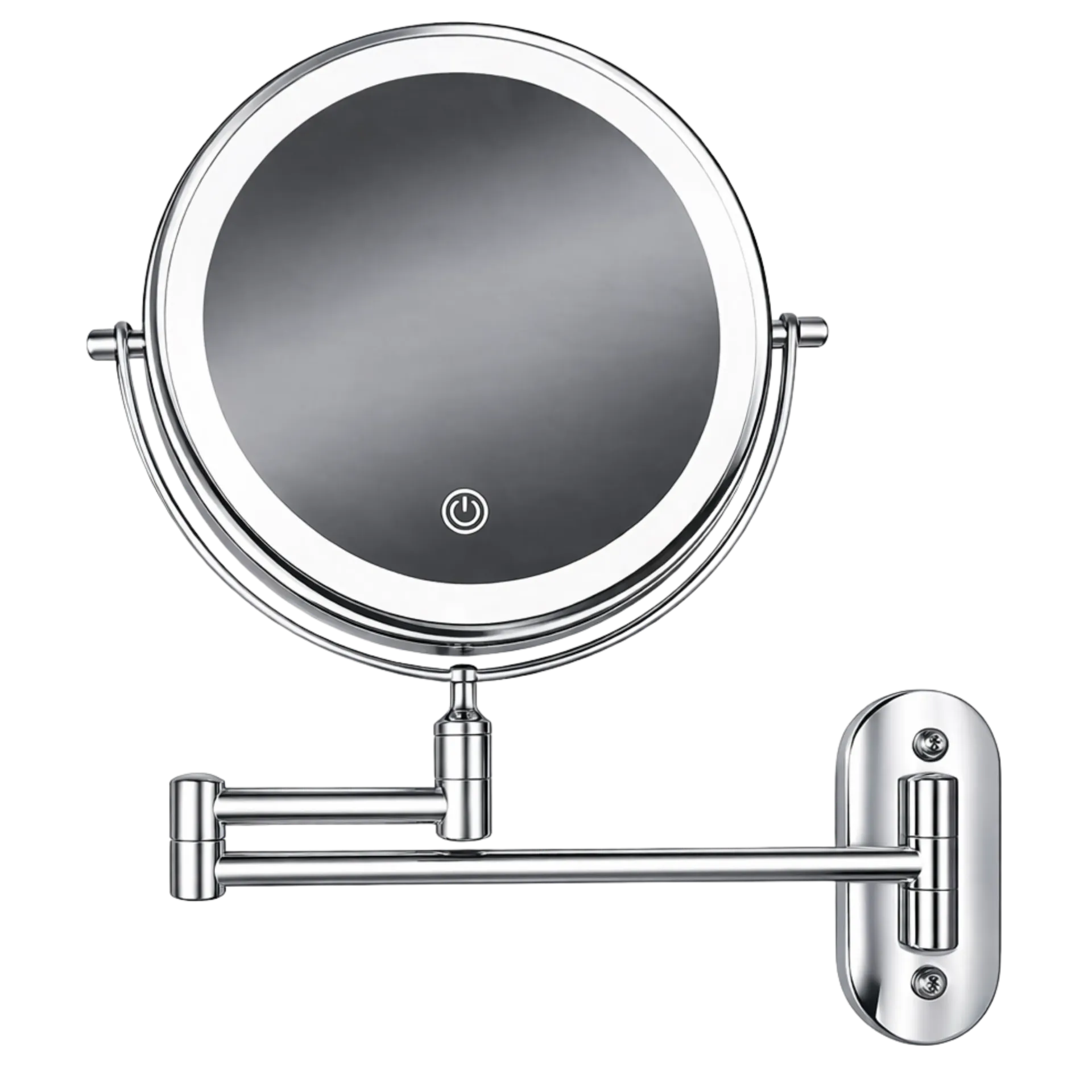 [RIV-ESPEX/C] ESPEJO EXTENSIBLE RECARGABLE CON LUZ LED Y AUMENTO X5 CROMADO RIVER