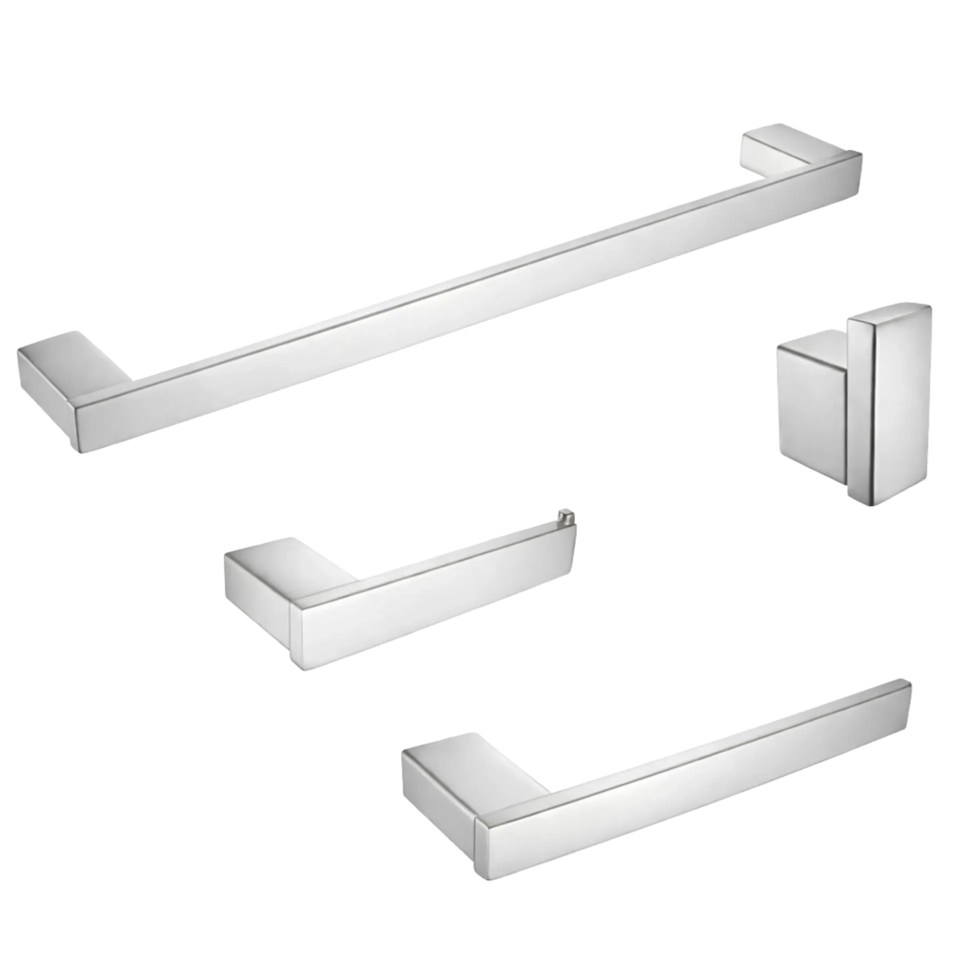 SET DE ACCESORIOS APOLO 4 PZAS SATINADO RIVER