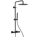 COLUMNA DE DUCHA TERMOSTATICA NEGRO MATE EUROPA