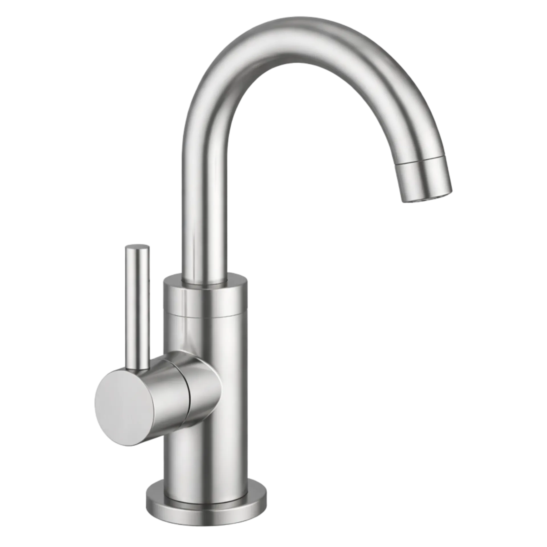 GRIFERIA DE LAVAMANOS BAJA RONDA SATINADO RIVER