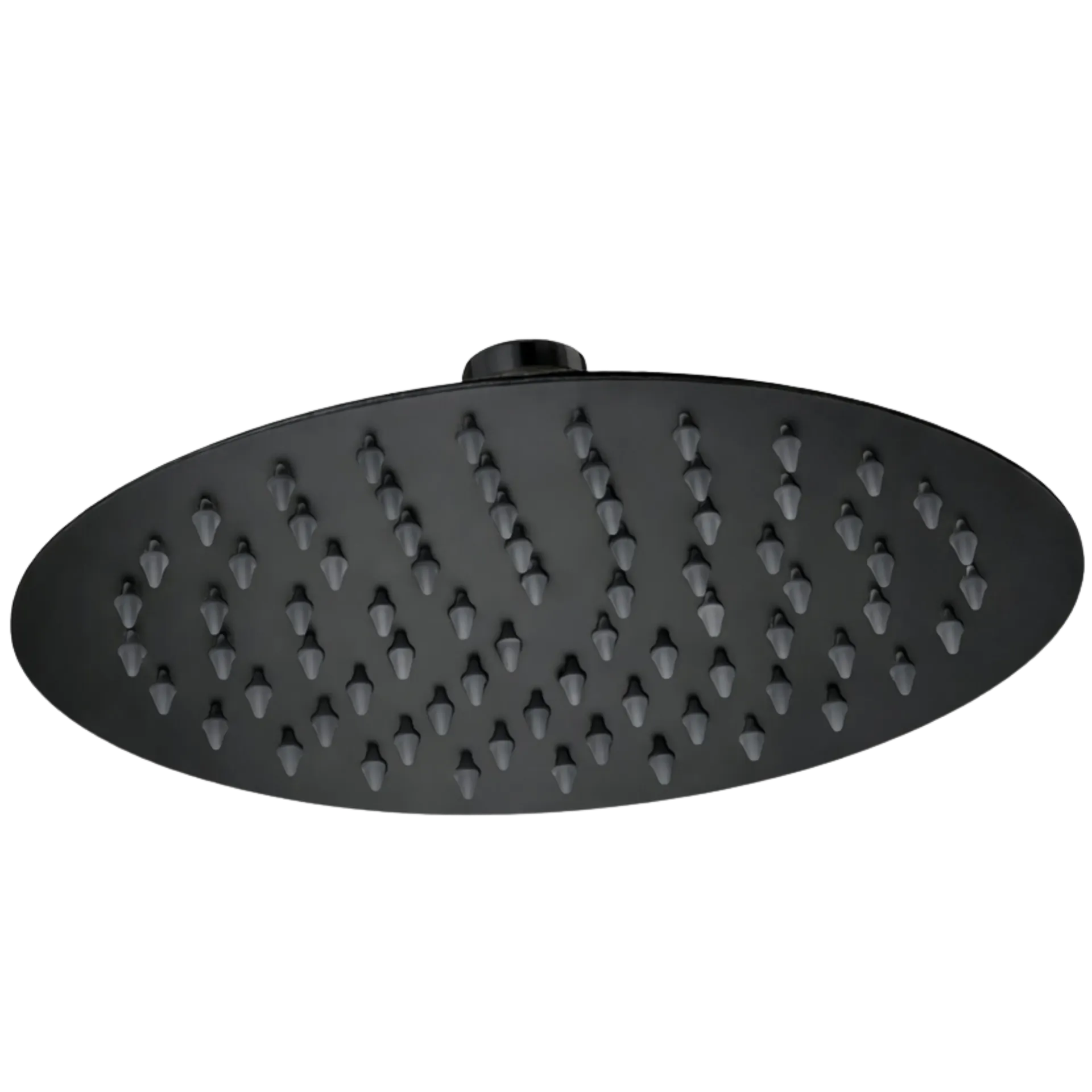 DUCHA REGADERA REDONDA RONDA 25CM NEGRO MATE RIVER