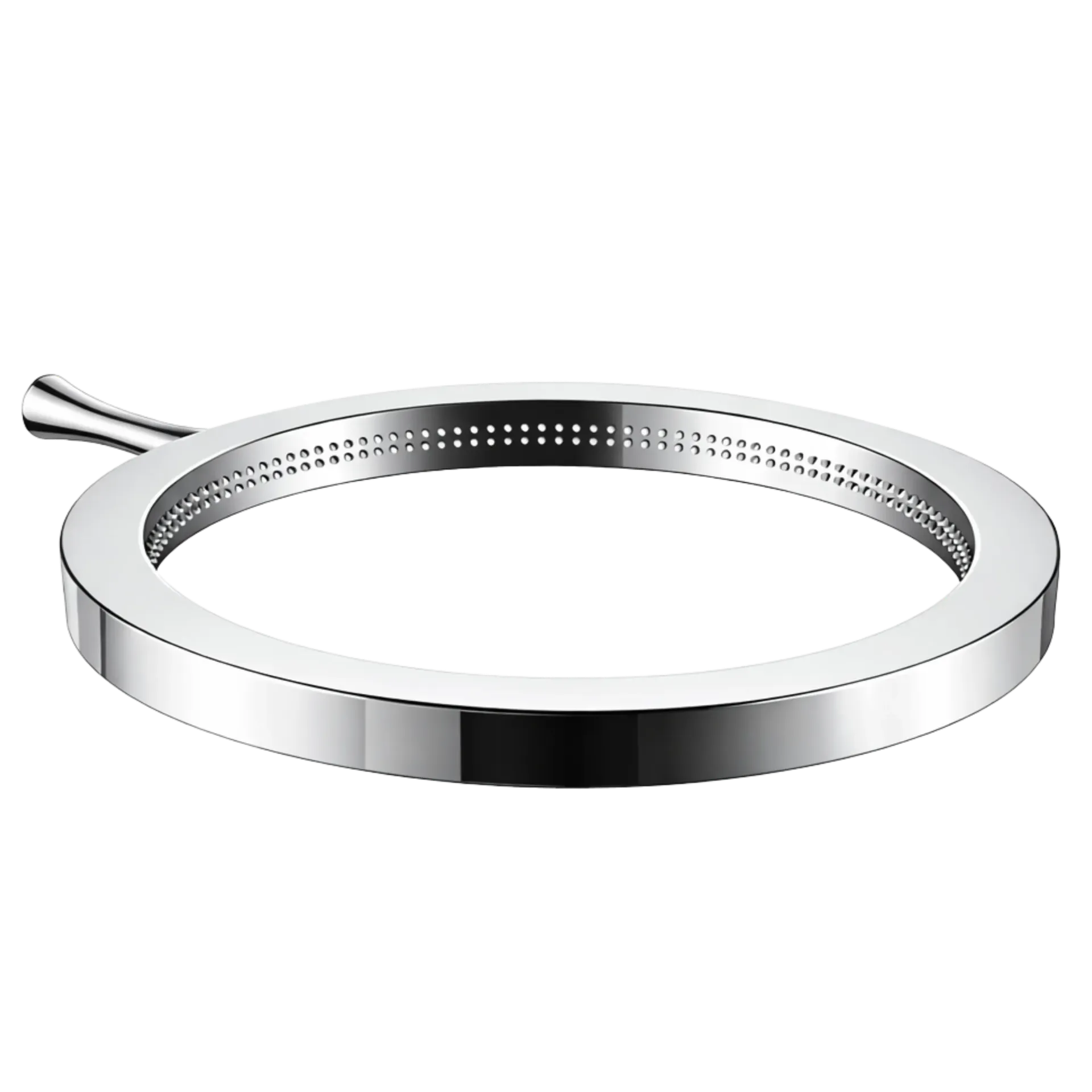 DUCHA REGADERA REDONDA GIRO 30CM CROMADO RIVER