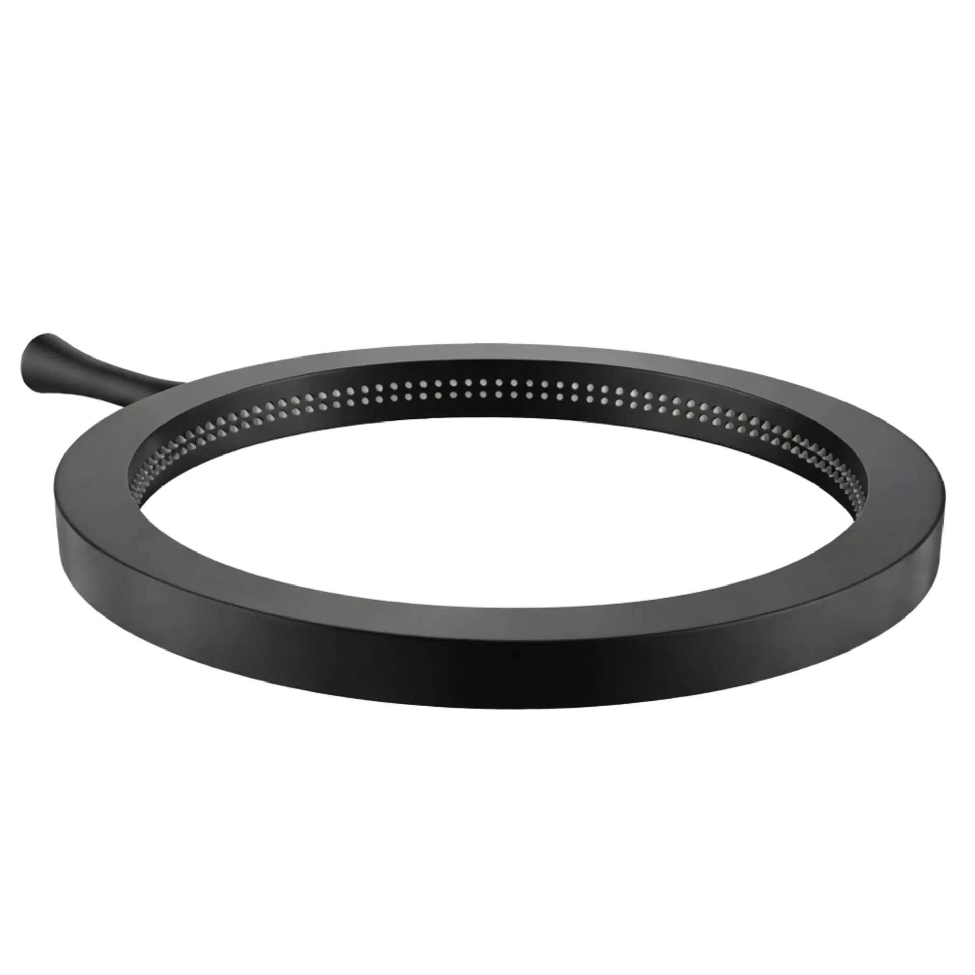 DUCHA REGADERA GIRO 30CM NEGRO MATE RIVER