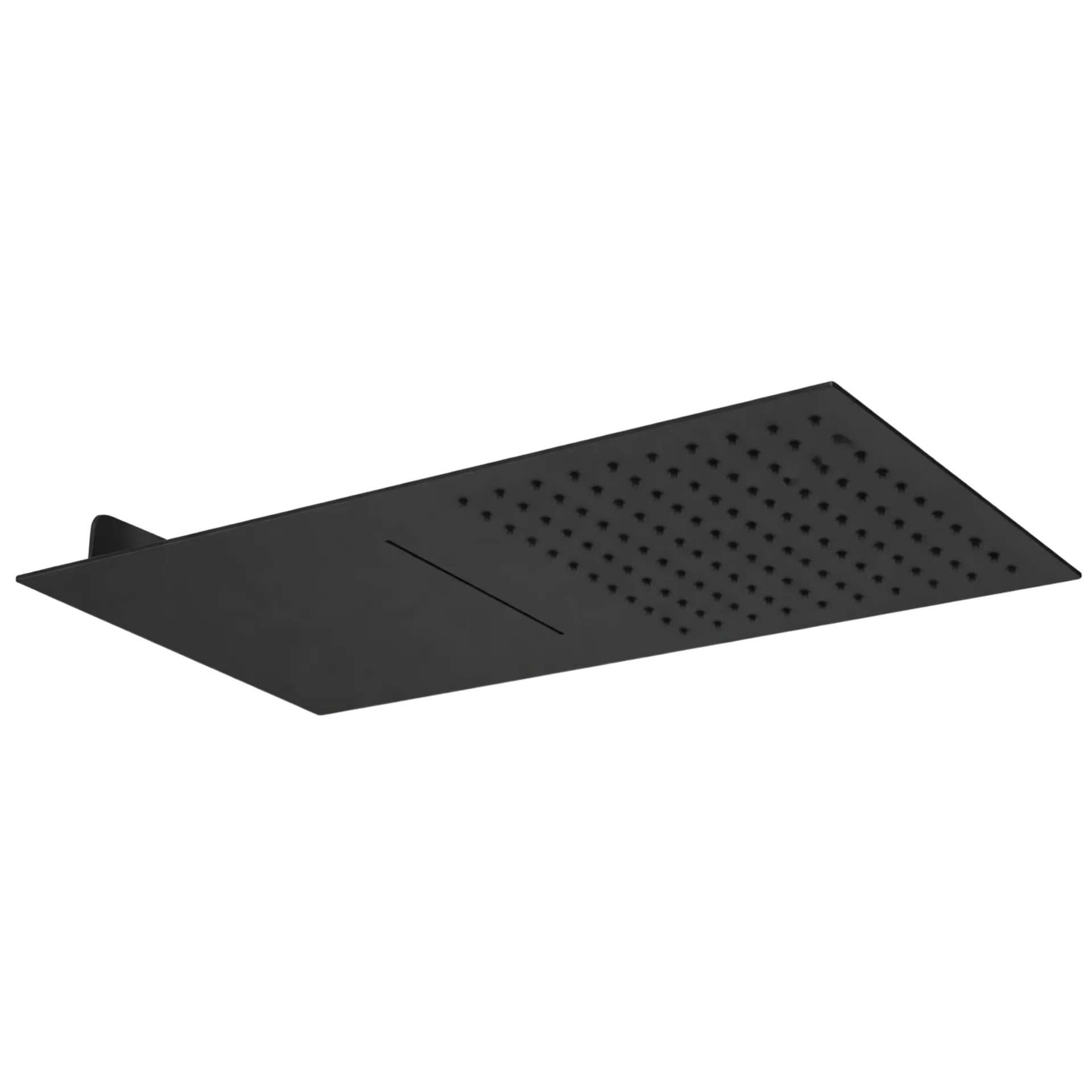 [RIV-016RN] DUCHA REGADERA RECTANGULAR NEGRO MATE RIVER