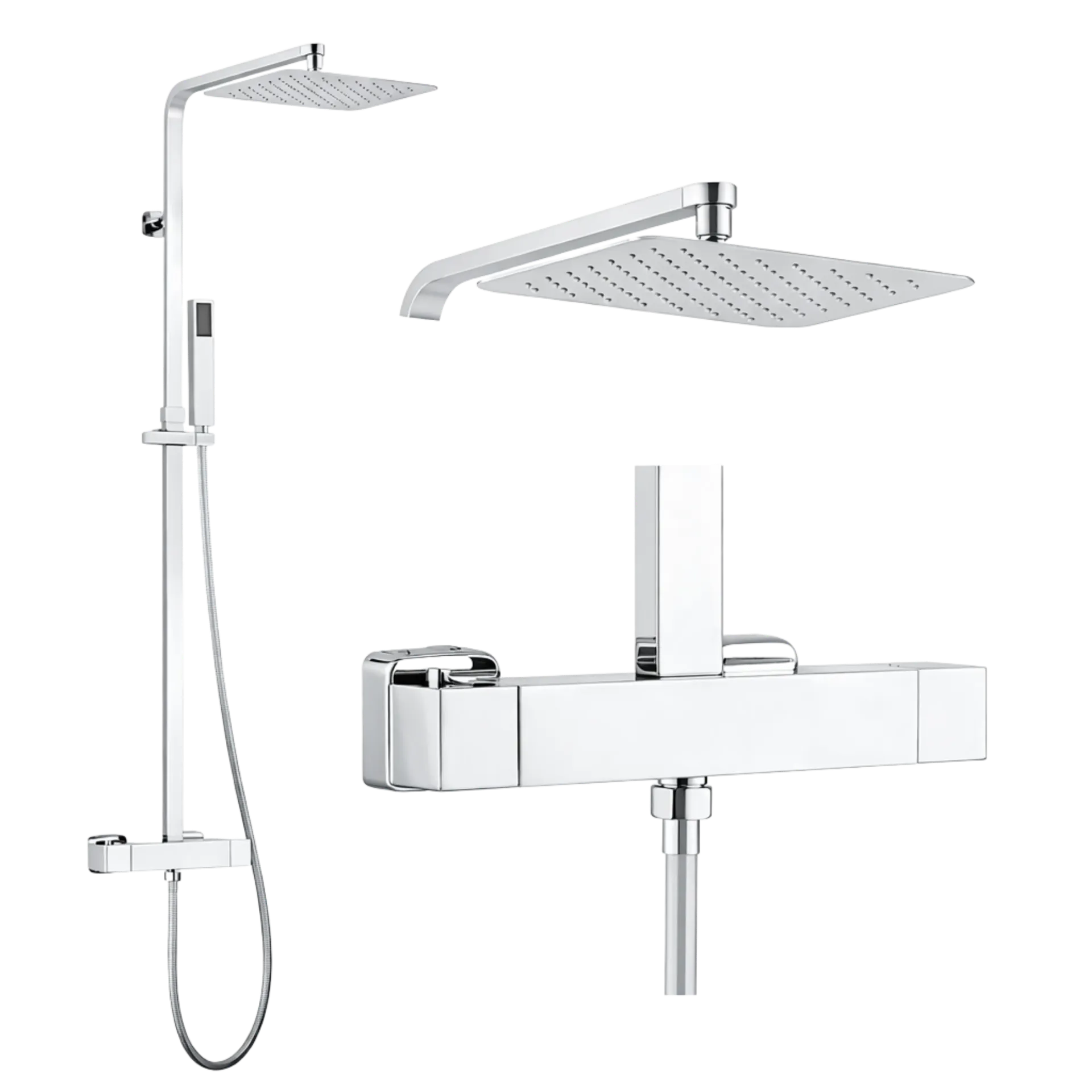 SISTEMA DE DUCHA TERMOSTATICA CROMADO RIVER