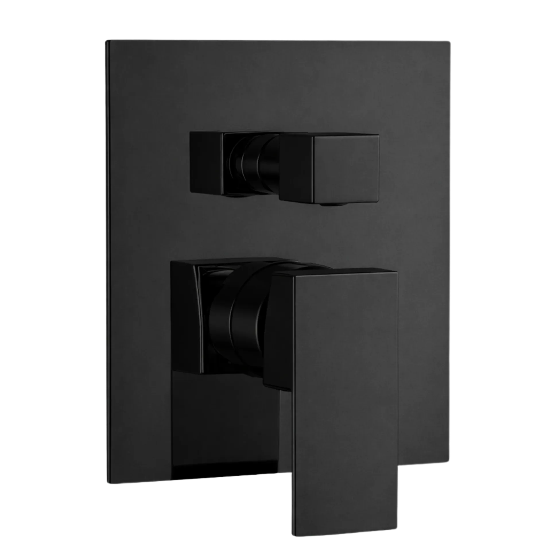 MONOMANDO DE DUCHA RUBIK 2 FUNCIONES NEGRO MATE RIVER