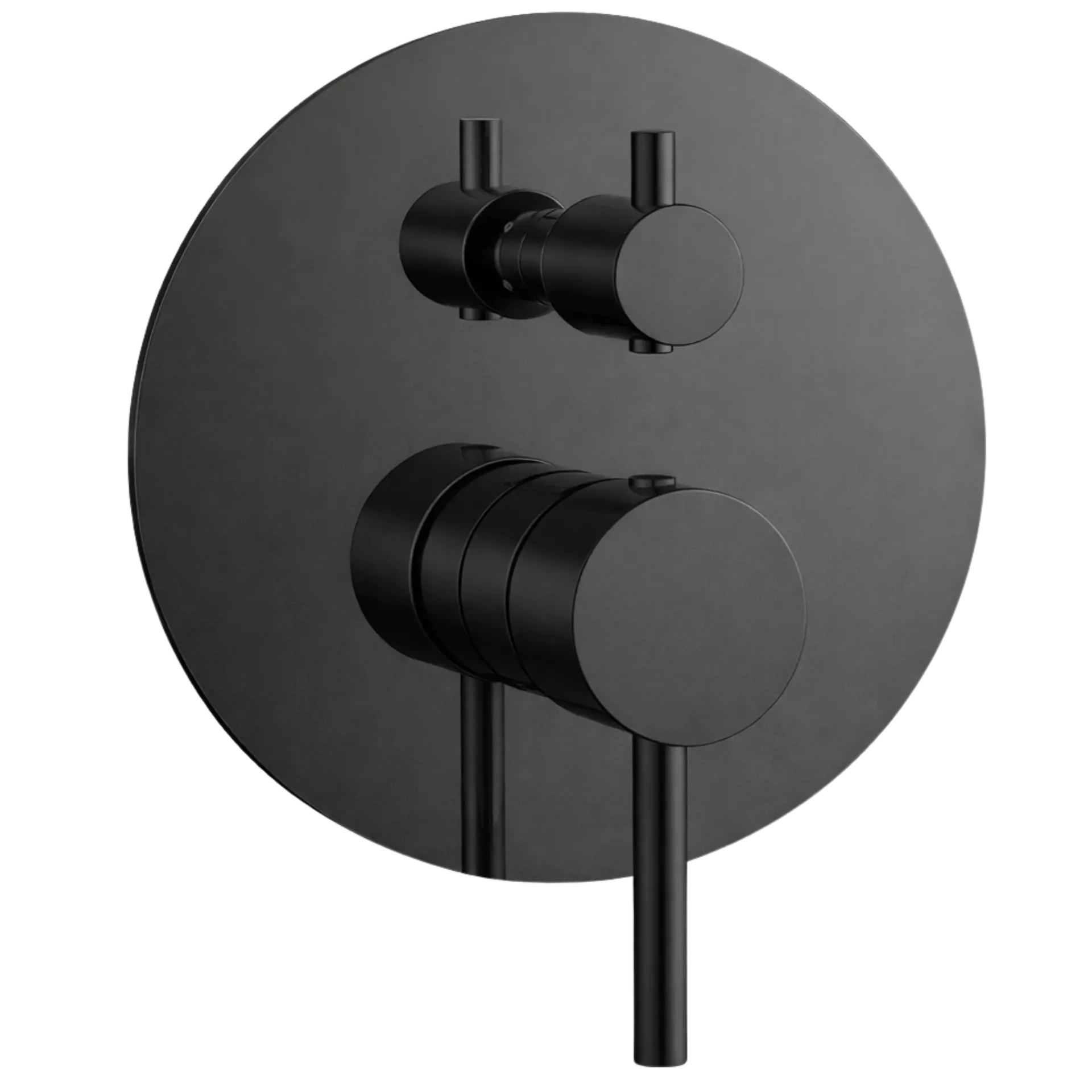 [RIV-311N] MONOMANDO DE DUCHA RONDA 2 FUNCIONES NEGRO MATE RIVER