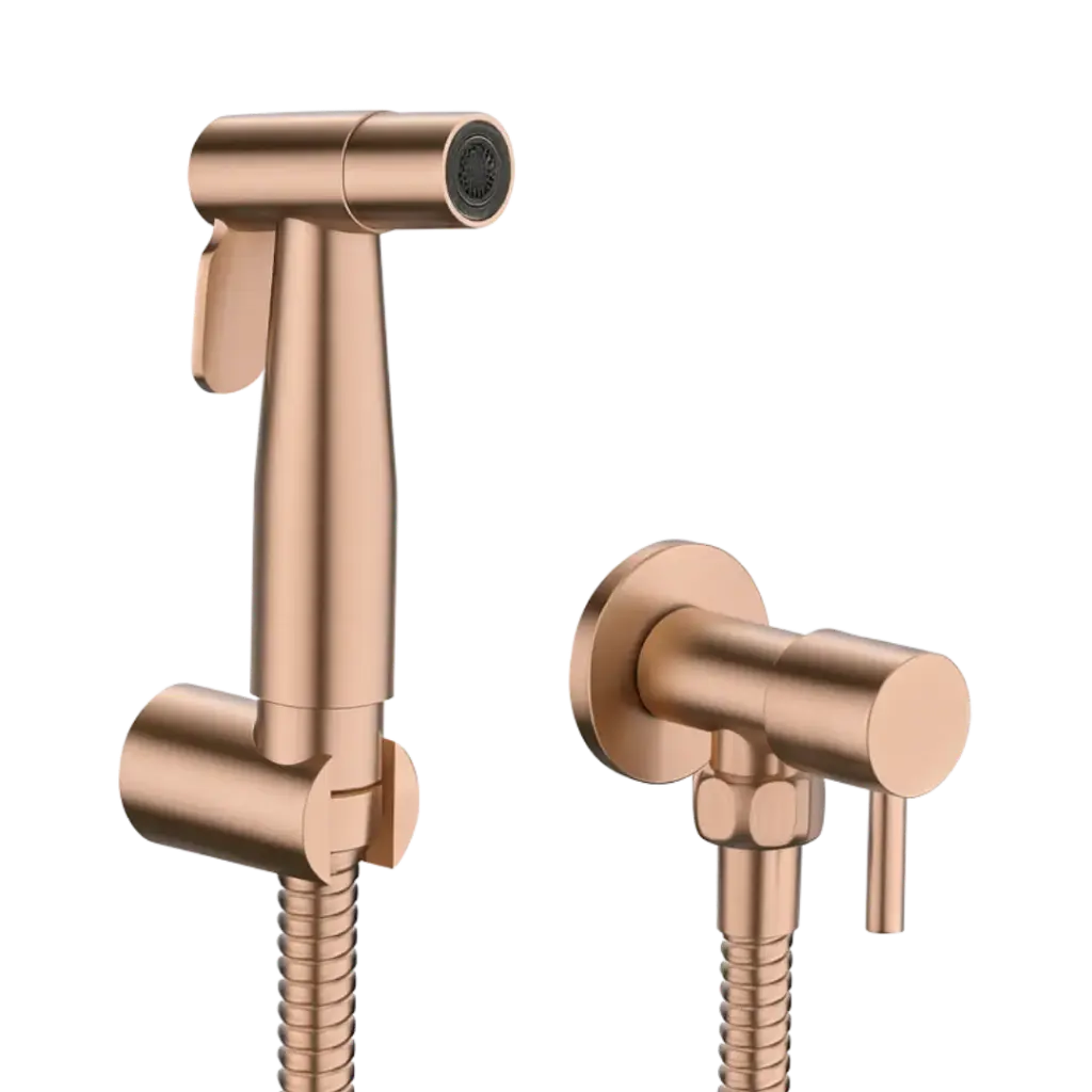 [TELE-017] DUCHA DE MANO TOLEDO GOLD ROSE EUROPA