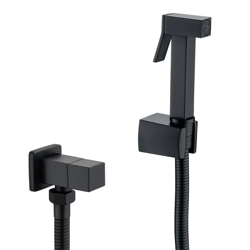 DUCHA DE MANO VALENCIA NEGRO MATE EUROPA