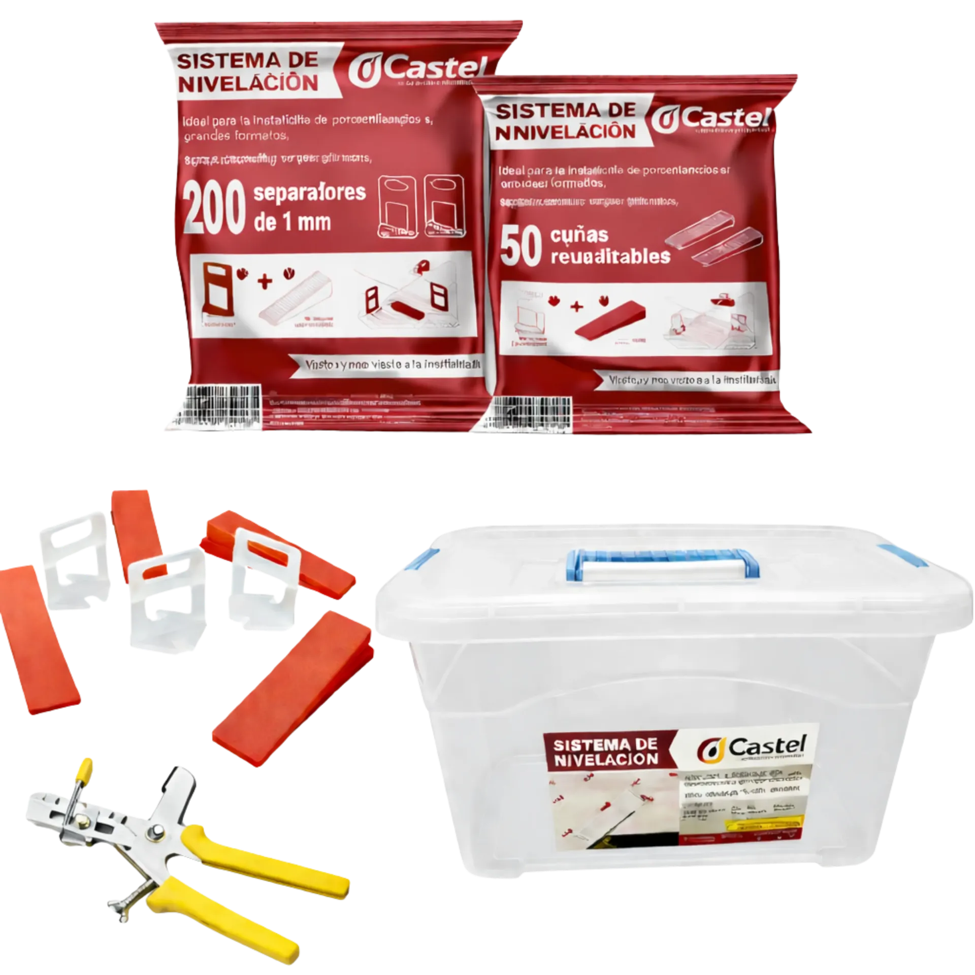 SISTEMA DE NIVELACION 1MM CASTEL