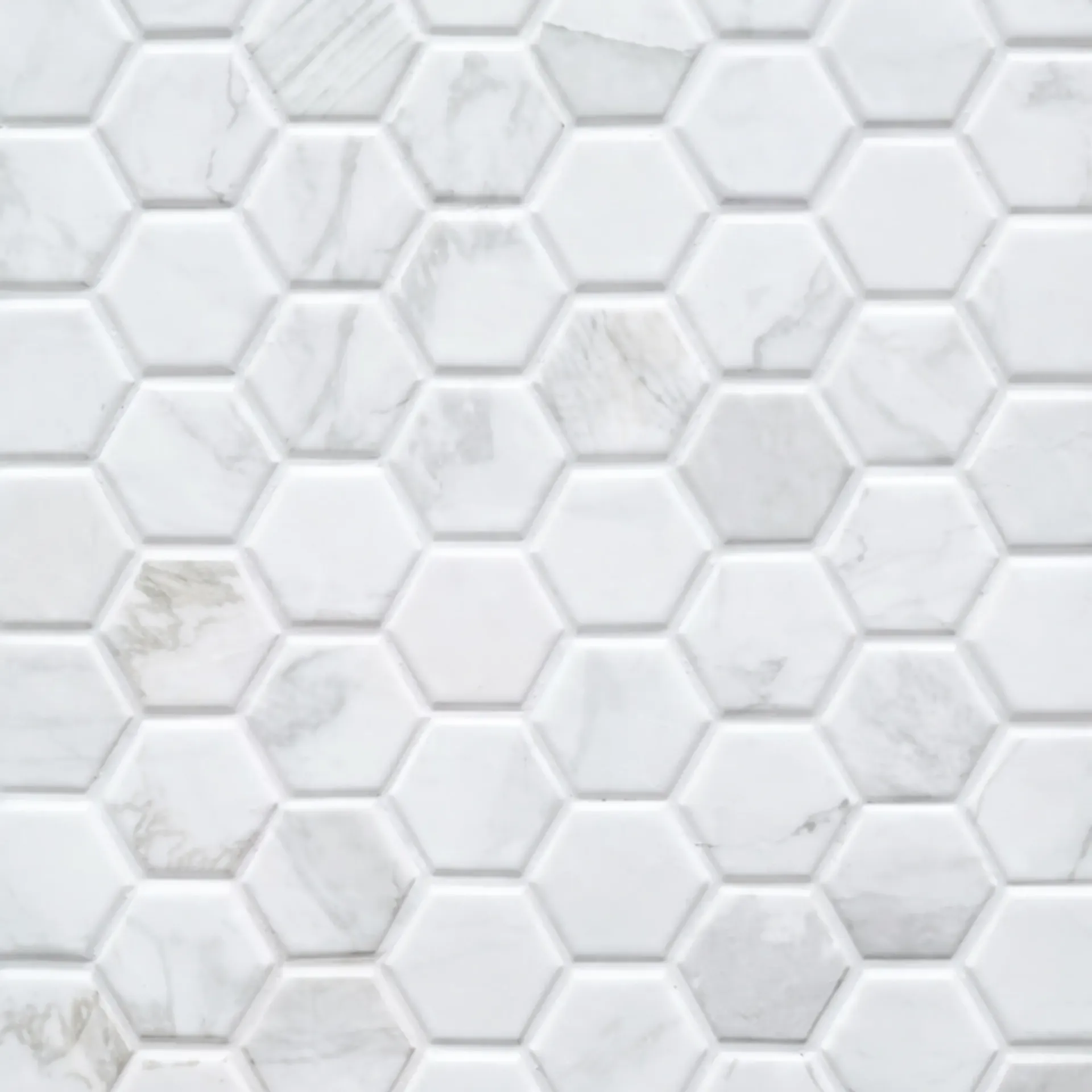 MALLA CERAMICA HEXAGONO CALACATTA 25.5X31CM AD