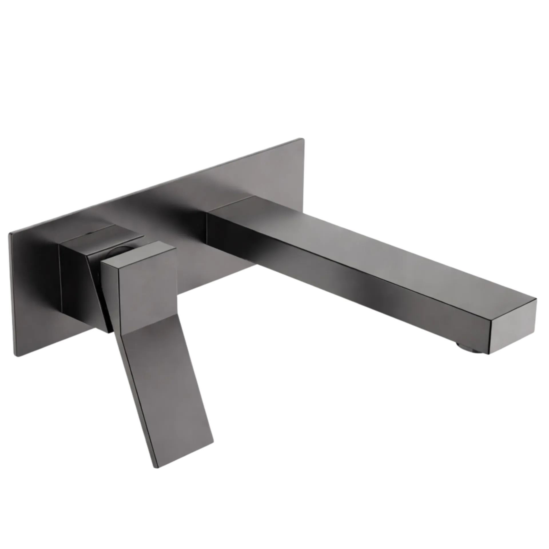 GRIFERIA DE LAVAMANOS DE PARED LYON GUN METAL EUROPA