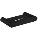 JABONERA TOLEDO NEGRO MATE EUROPA