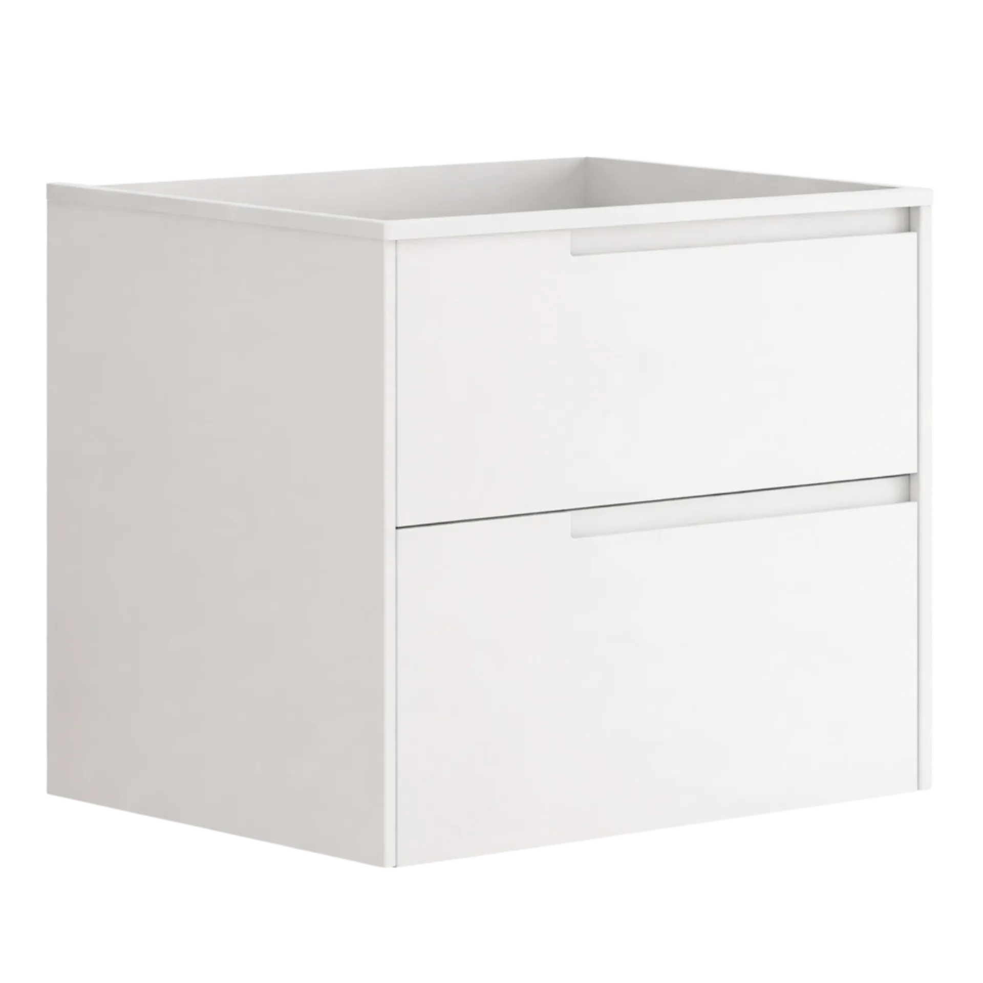 [MUSO-002] MUEBLE DE BAÑO 59CM BLANCO MATE SIN LAVAMANOS EUROPA
