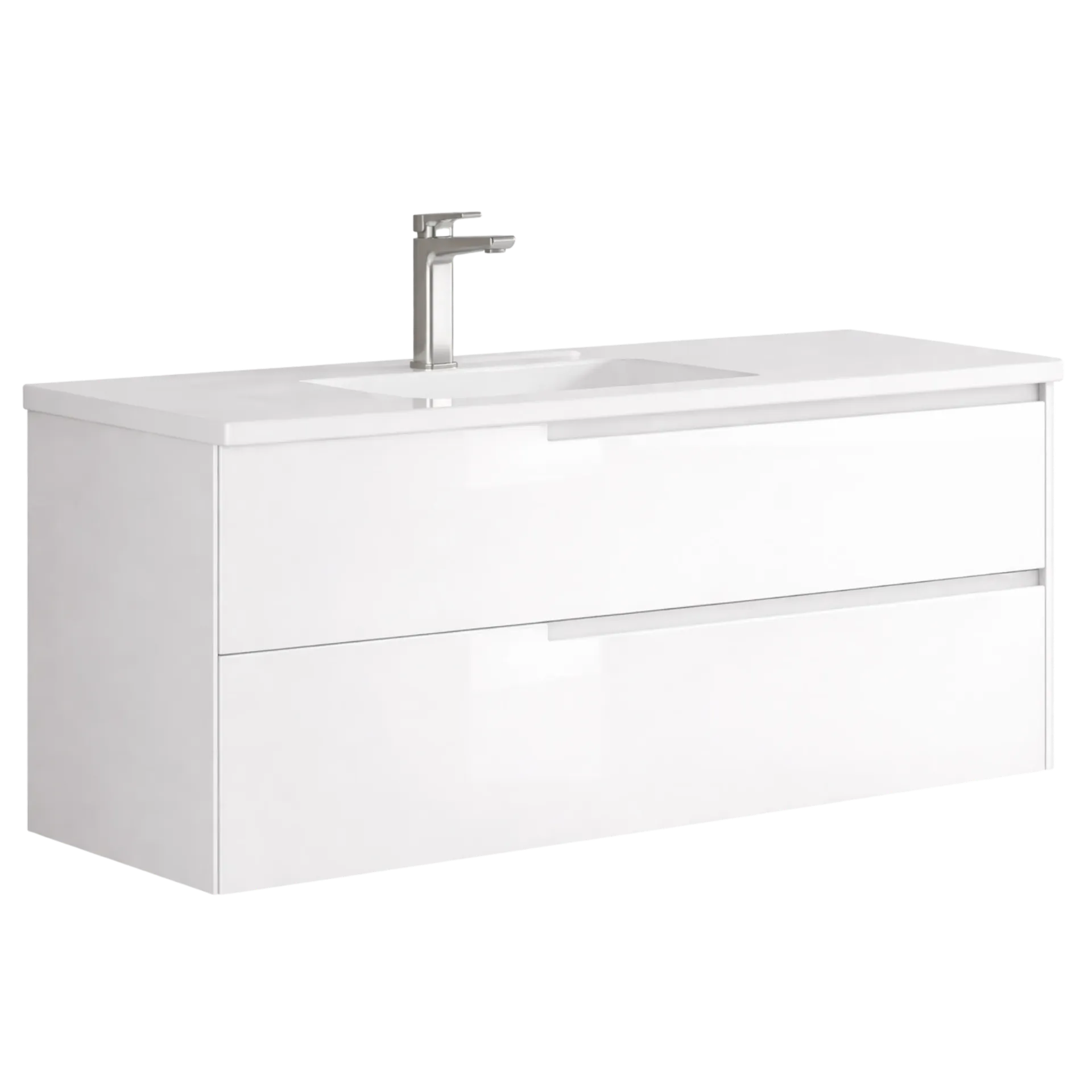 MUEBLE DE BAÑO 99CM BLANCO BRILLANTE EUROPA