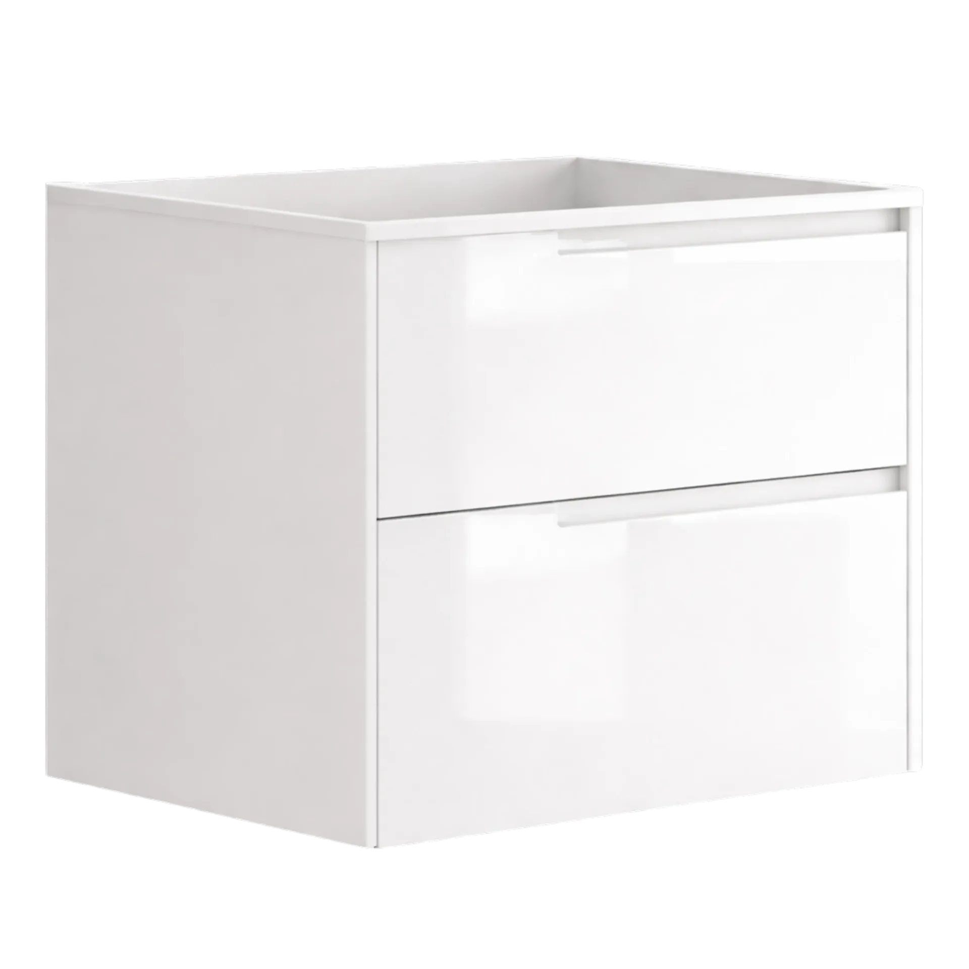 [MUSO-001] MUEBLE DE BAÑO 59CM BLANCO BRILLANTE SIN LAVAMANOS EUROPA