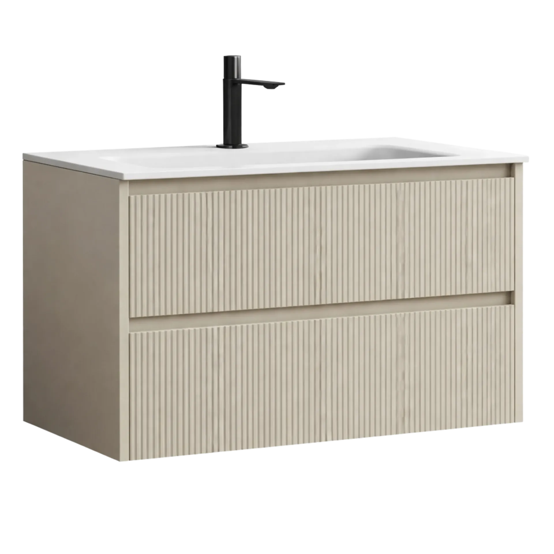 [MUSO-011+LV-001] MUEBLE DE BAÑO 59CM GREIGE MATE EUROPA