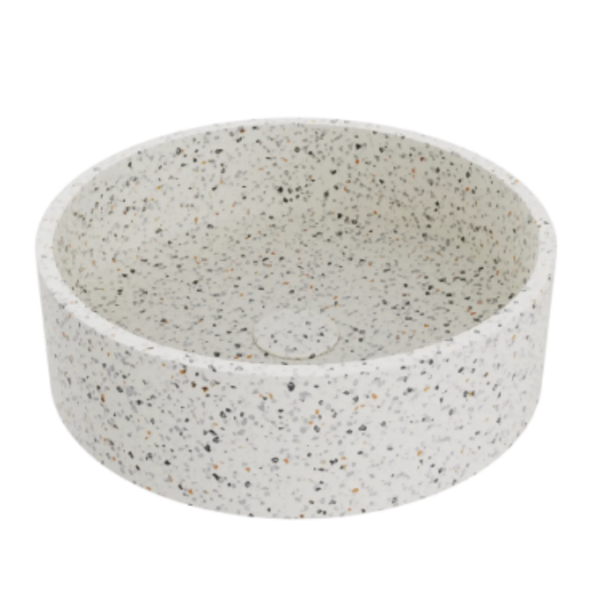 LAVAMANOS ESSENZA ROUND 39CM TERRAZO WHITE NOVA