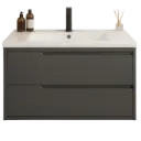 MUEBLE DE BAÑO DUBLIN 80CM GRIS RIVER