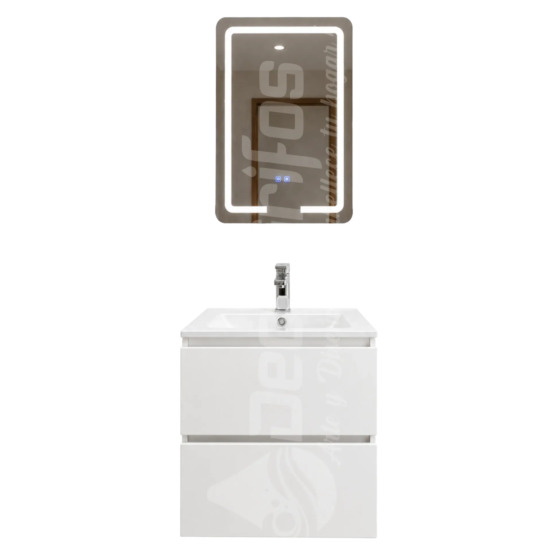 [PHUKETB] MUEBLE DE BAÑO PHUKET 60X39CM BLANCO THAI