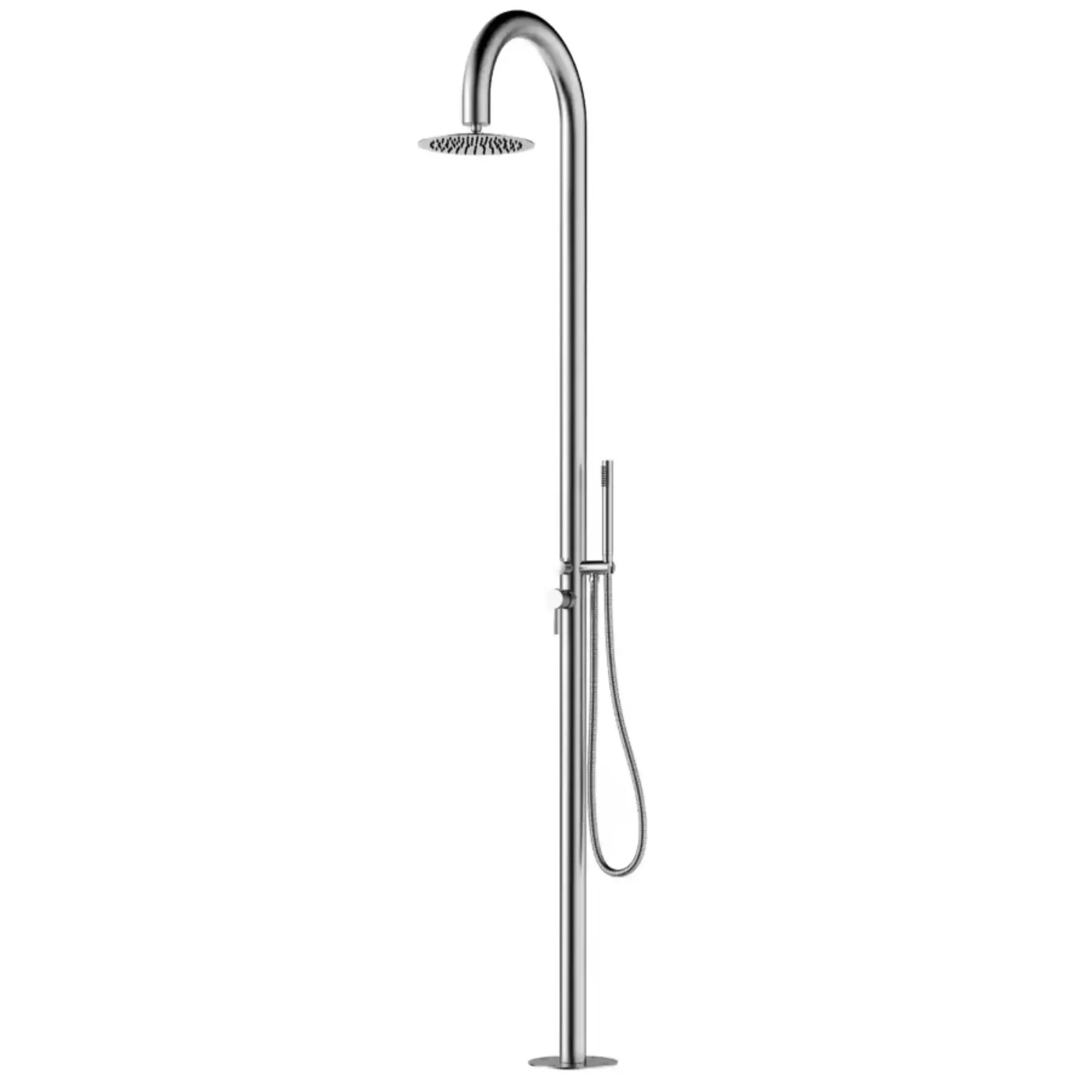 [KU-C6207M-3] GRIFERIA PARA PISCINA CON DUCHA DE MANO CROMADO KUBO